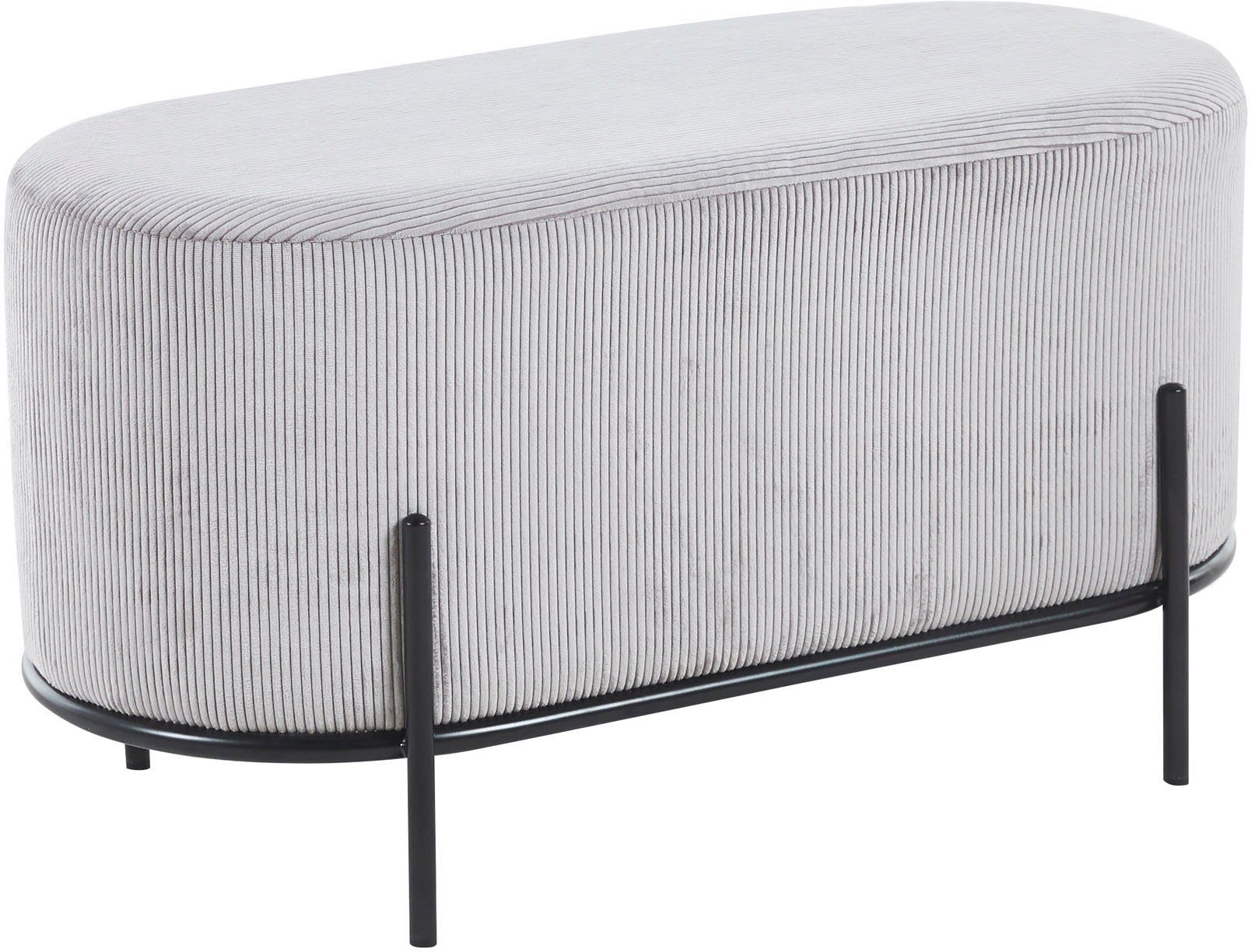 SalesFever Hocker met designframe van zwart metaal