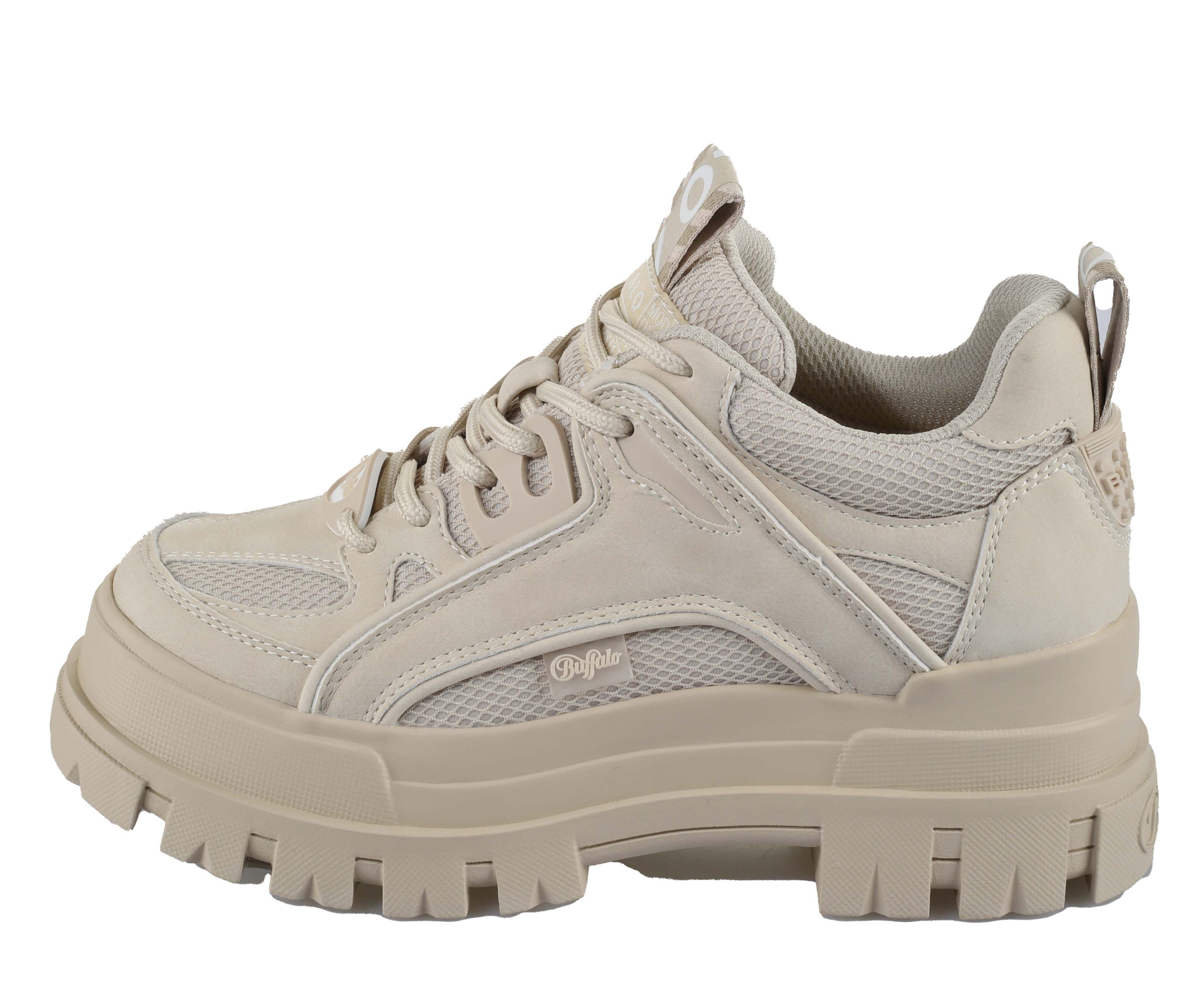 Buffalo Veterschoenen ASPHA HYB lage schoen, chunky sneaker, vrijetijdsschoen met plateauzool