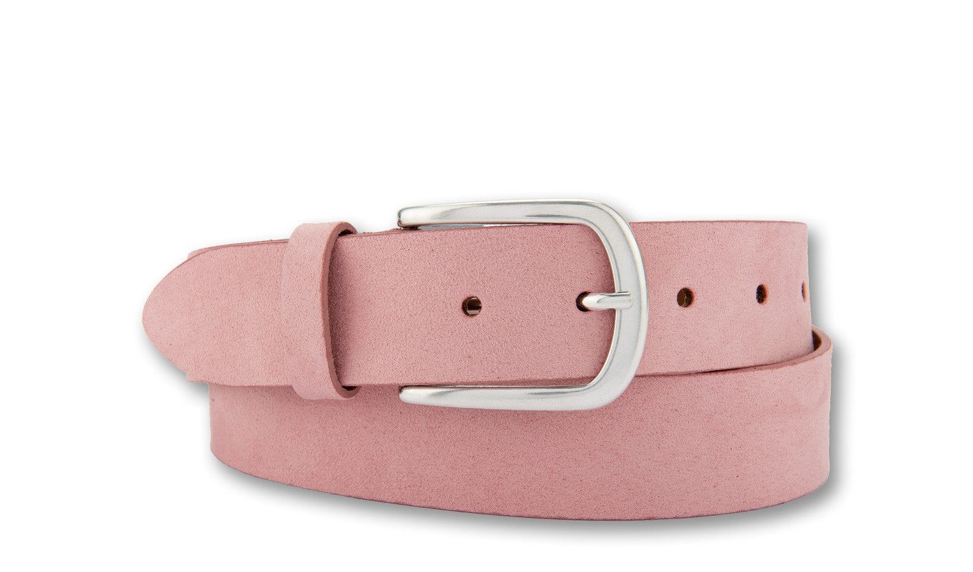 BERND GÖTZ Leren riem Suède leren riem, basic-stijl