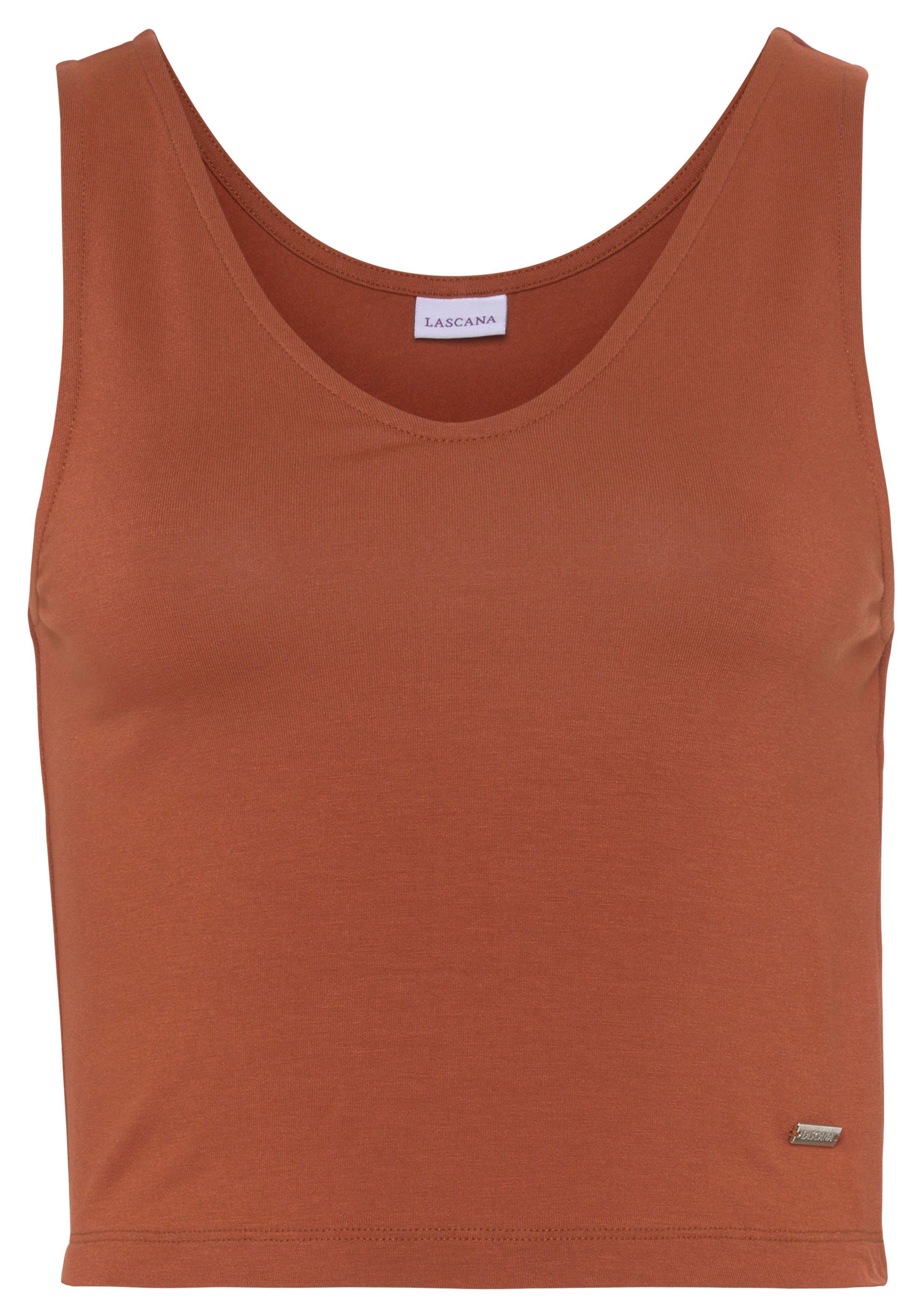 Lascana Tanktop modieus korte snit