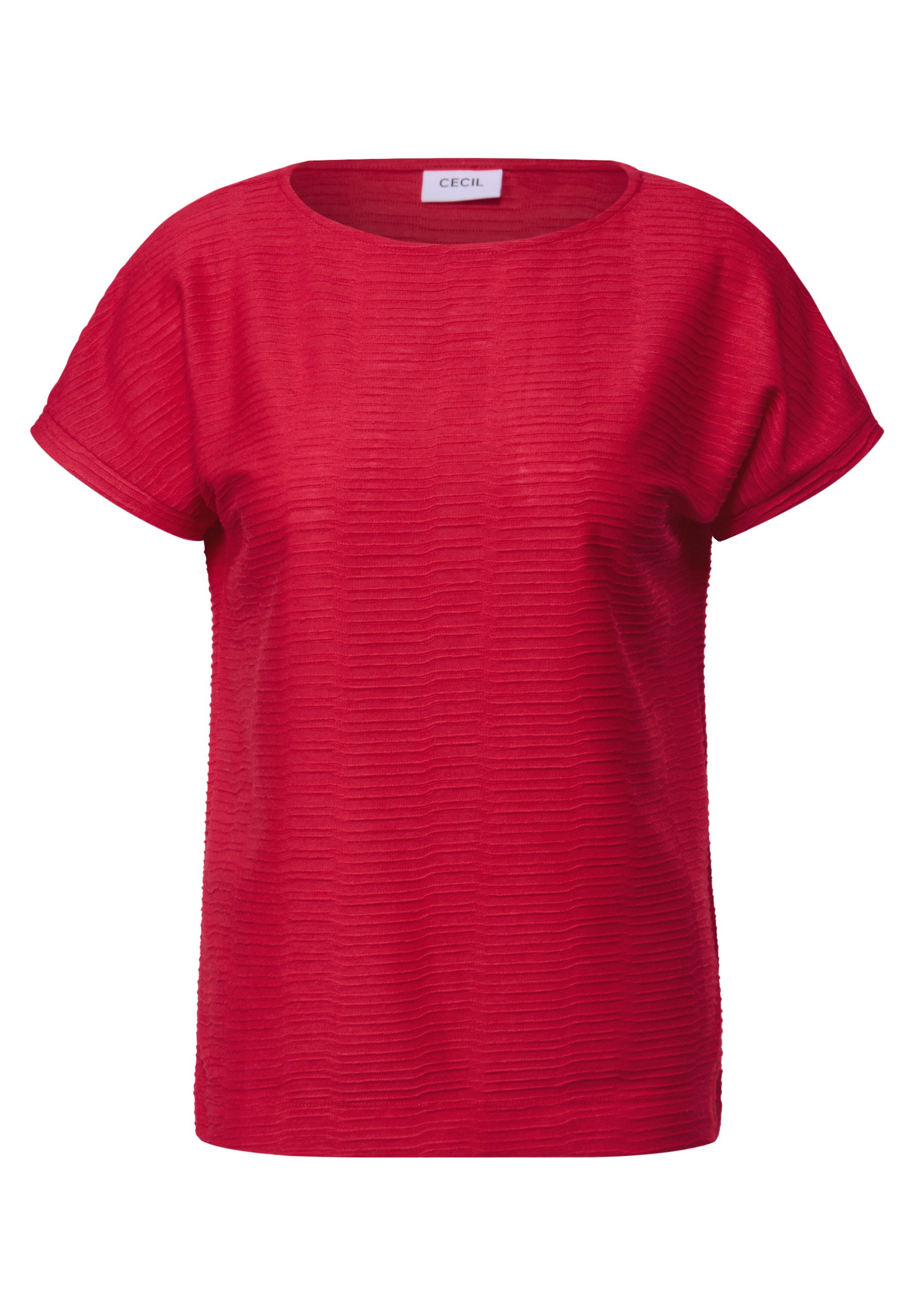 Cecil T-shirt met streepstructuur