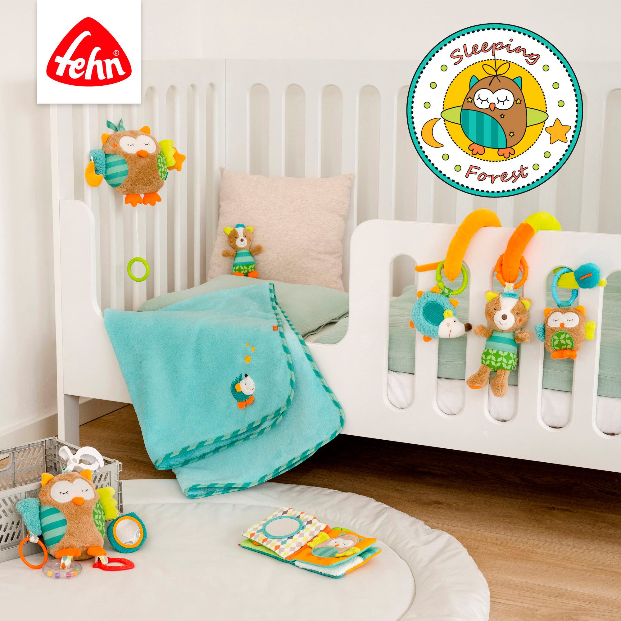 Fehn Speelboog Sleeping Forest, 3-D-activiteitdeken
