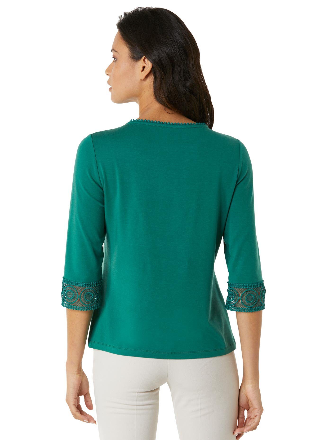 CREATION L PREMIUM Shirt met 3/4-mouwen Lyocell-shirt (1-delig)
