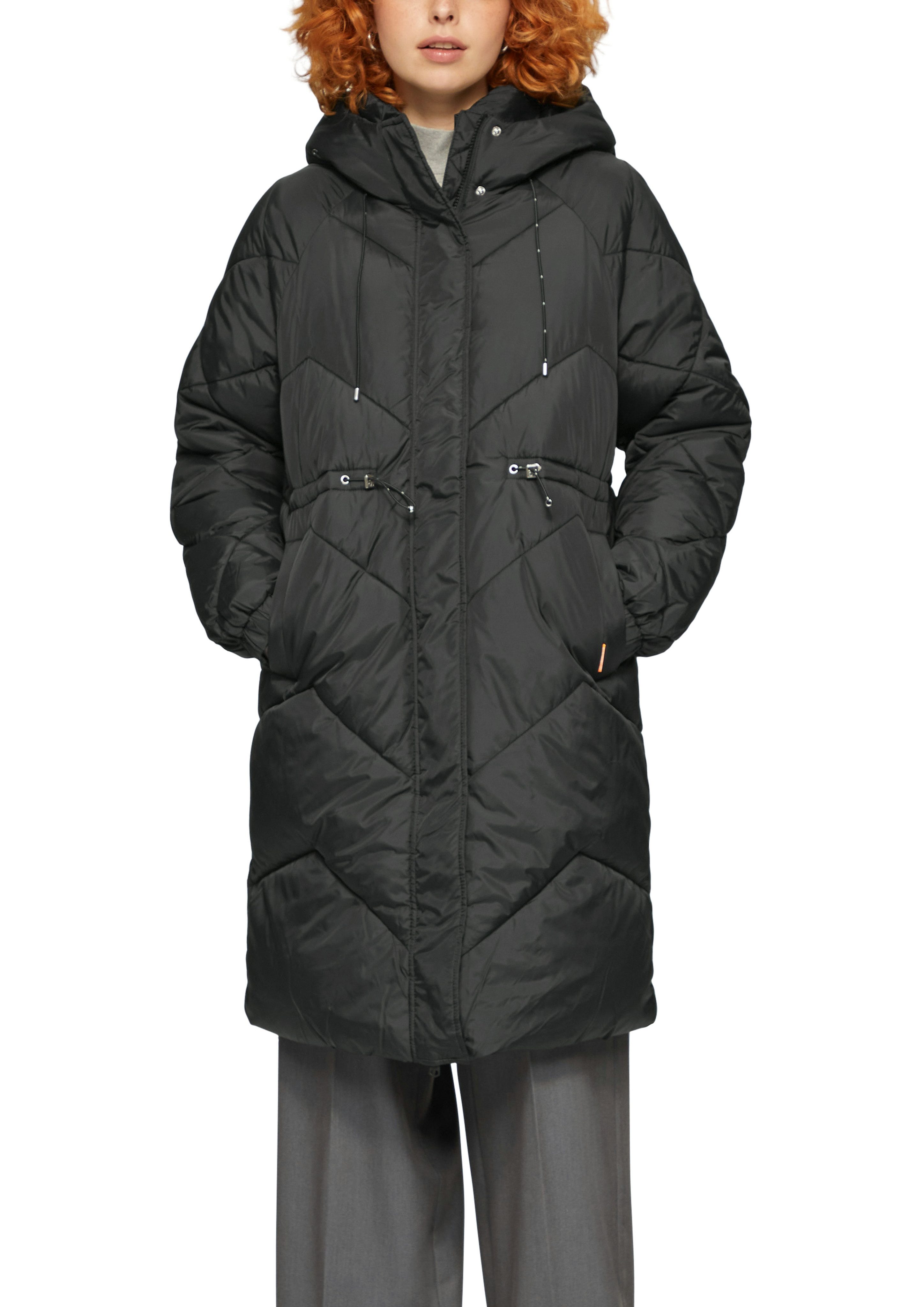Q/S designed by Gewatteerde jas met een capuchon