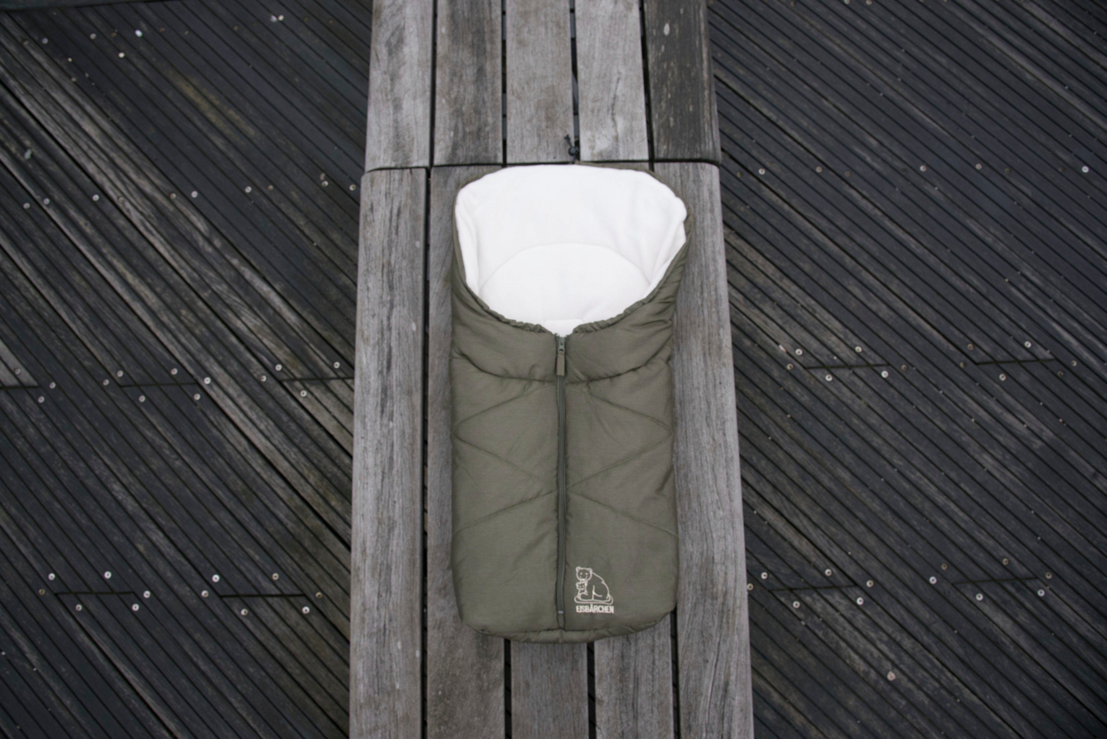 Heitmann Felle Voetenzak Eisbärchen - Kleine wintervoetsak fleece met fleece-voering, voor babyzitje, kinderwagen enz