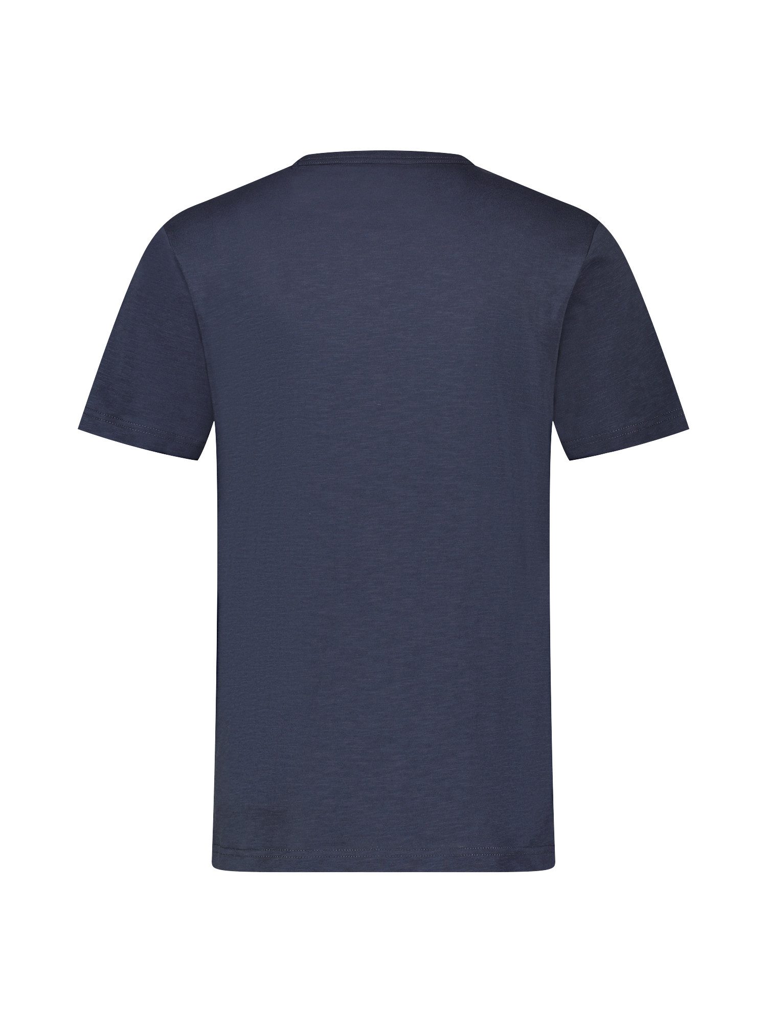 Lerros T-shirt LERROS ronde hals T-shirt voor heren met palmenprint