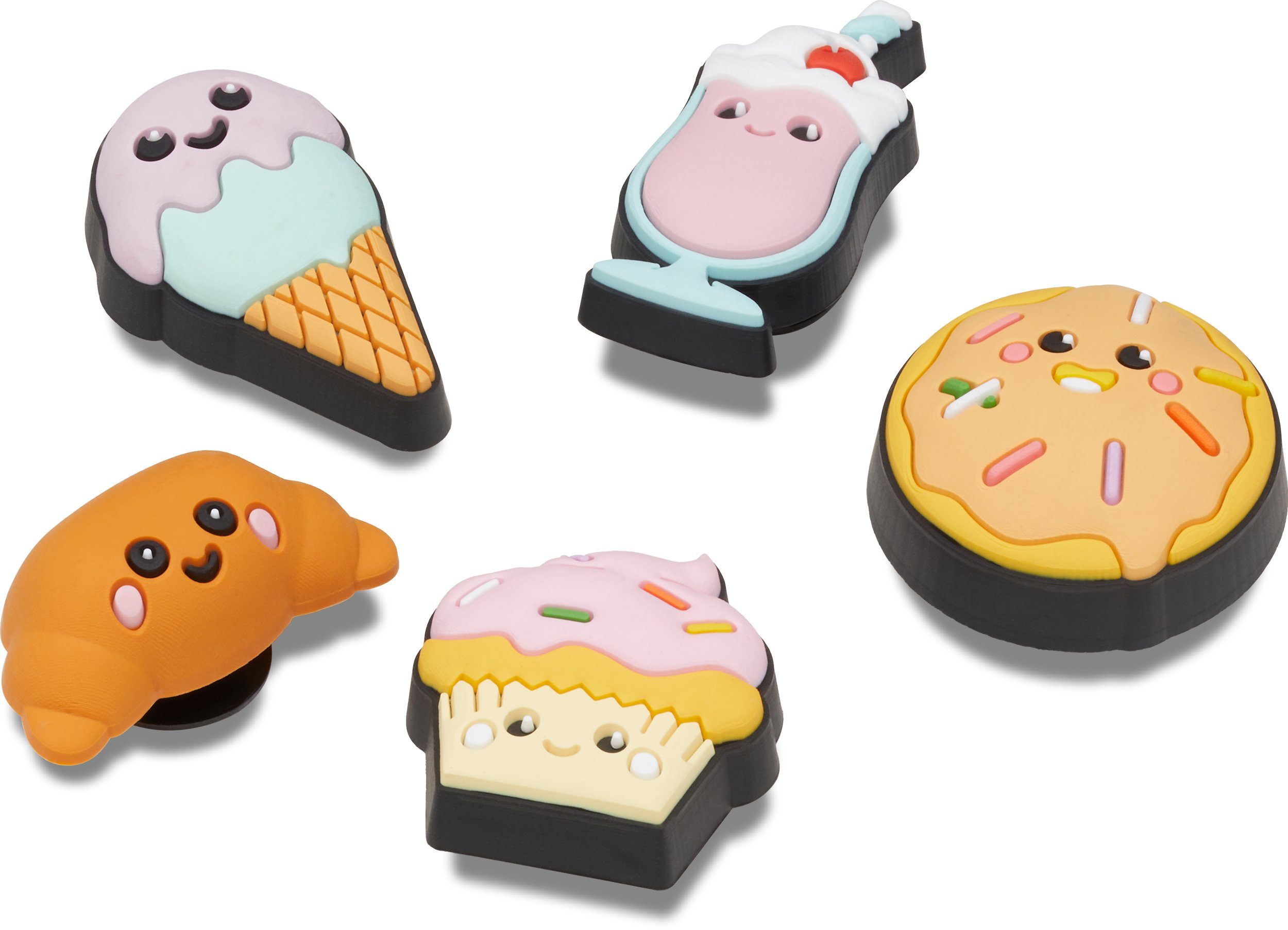 Crocs Schoenbutton Jibbitz™ Mini 3D Pastry Shop (set, 5-delig, Geen speelgoed. Niet geschikt voor kinderen jonger dan 3 jaar)