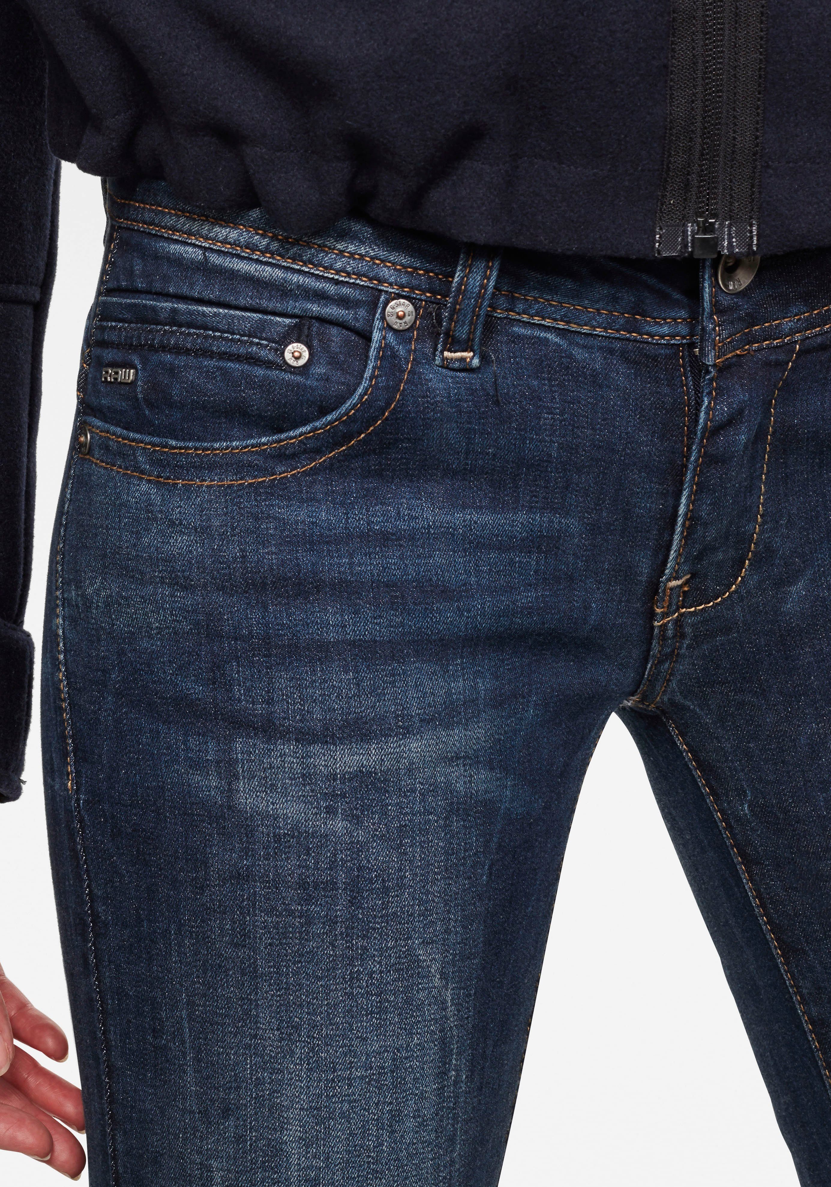 G-Star RAW Straight jeans Midge 5-pocketsmodel met markante stiknaden