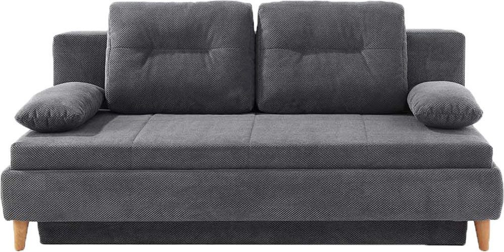 Jockenhöfer Gruppe Slaapbank Maja, slaapbank Omkeerbare pocketveringmatras, ligoppervlak 160x200 cm, bedlade beige, slaapbanken