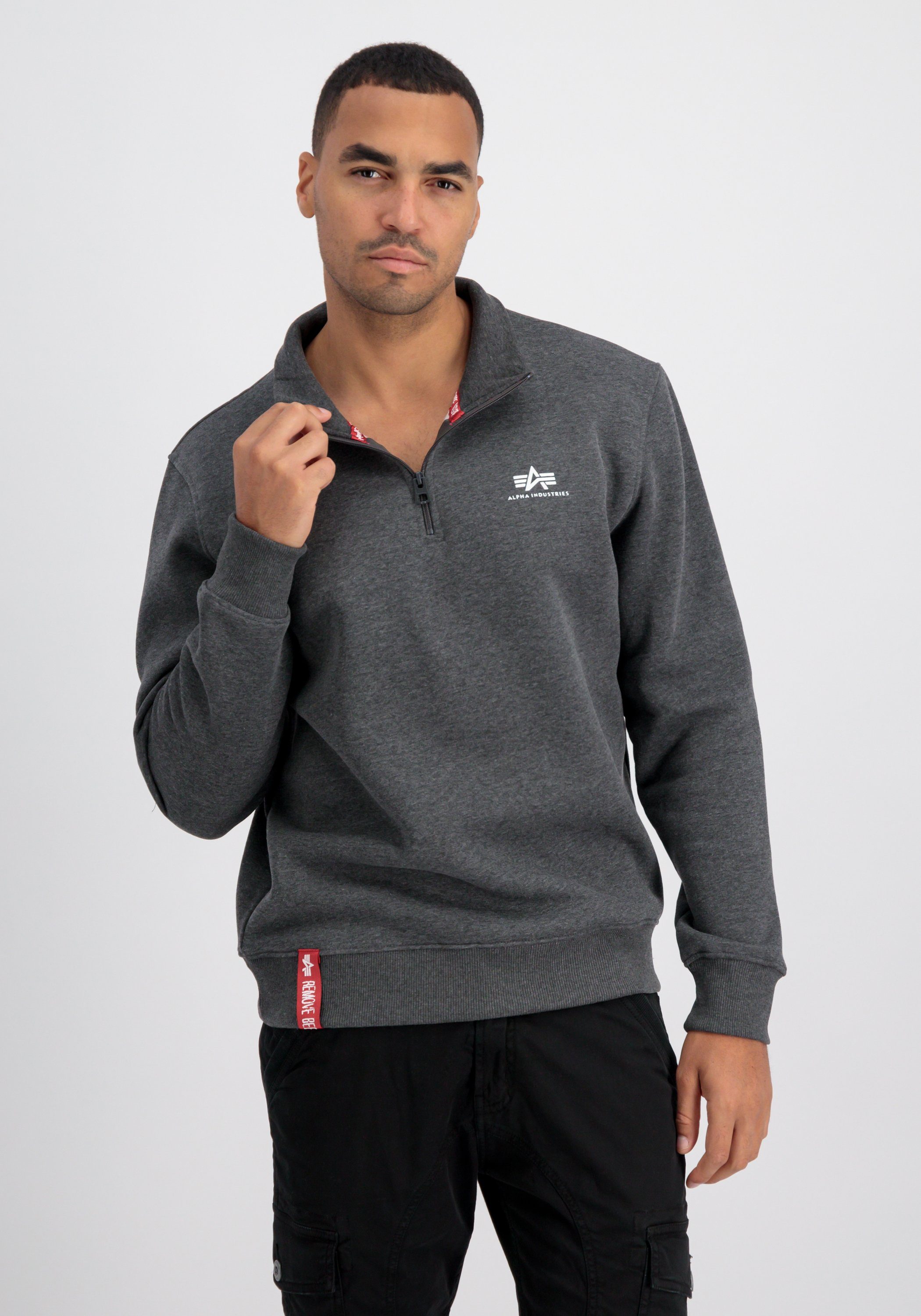 Alpha Industries Sweater Alpha Industries Men - Sweatshirts Half Zip Sweatshirt SL