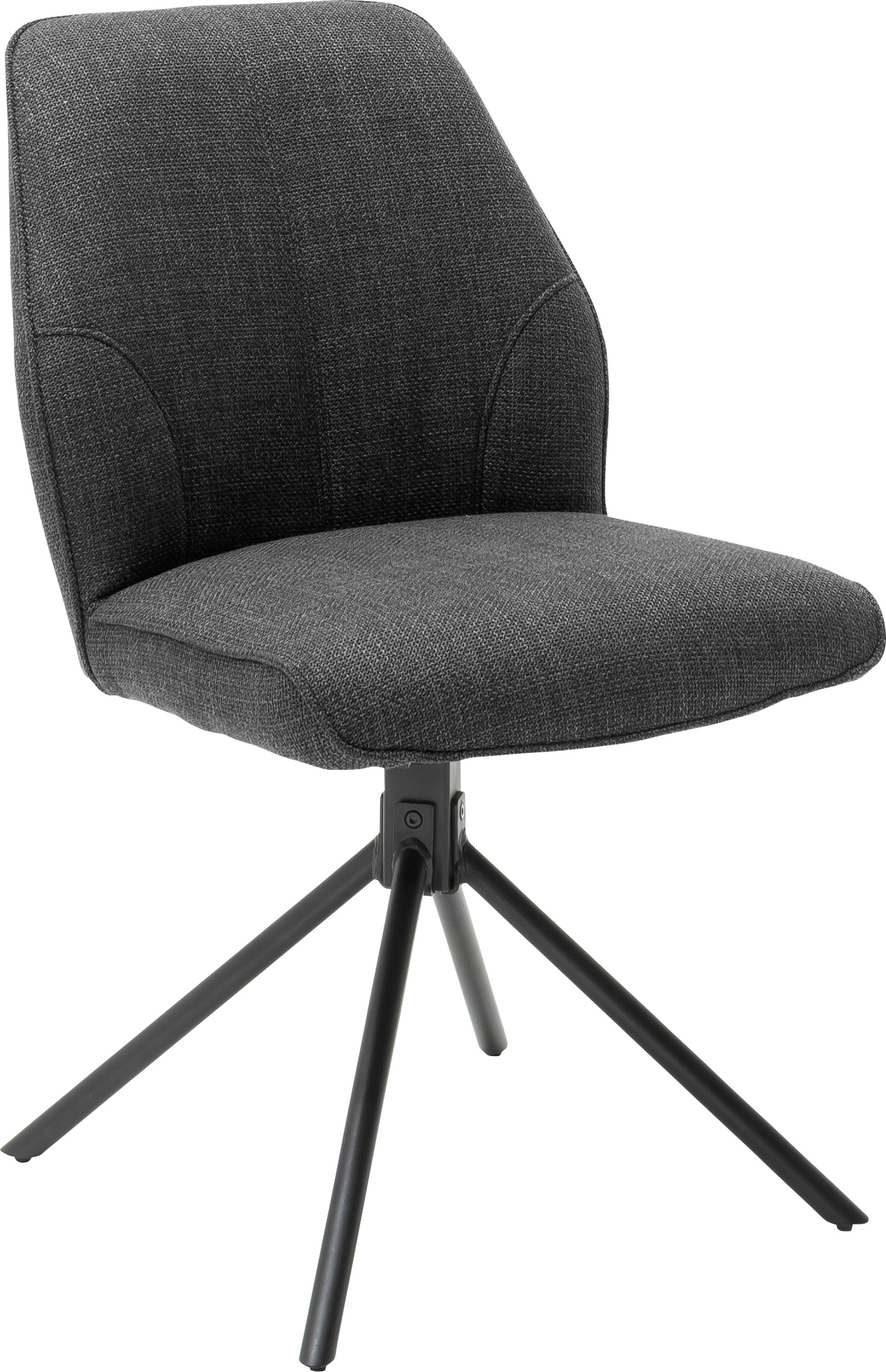 MCA furniture Stoel met 4 poten Pemba set van 2, 180º draaibaar met nivellering, stoel belastbaar tot 120 kg (set, 2 stuks)