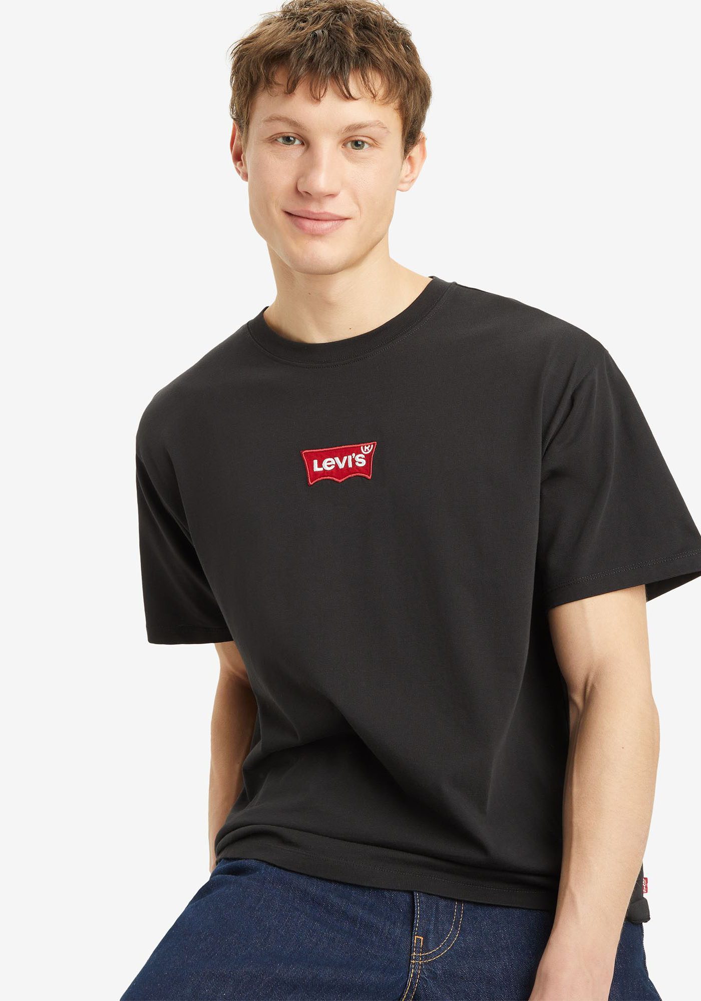 Levi's T-shirt SEVINTAGE met logo-patch op de borst