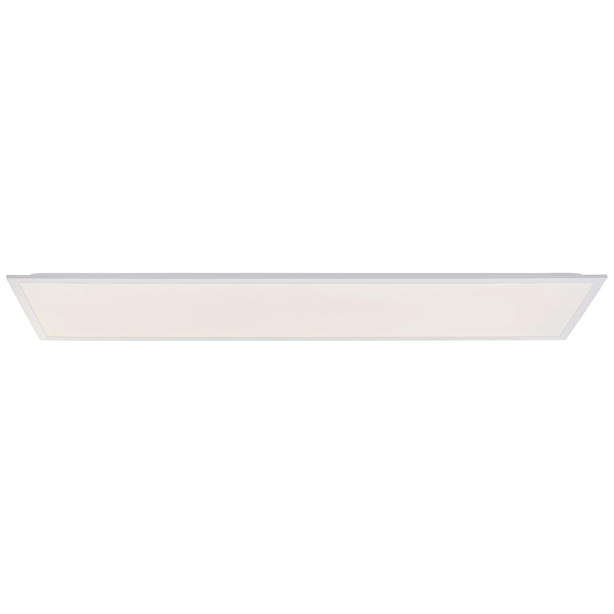 Brilliant Leuchten Led-plafondlamp Briston Opbouw LED paneel, 120 x 30 cm, 4200 lm, dimbaar, 3000-6500 K, wit