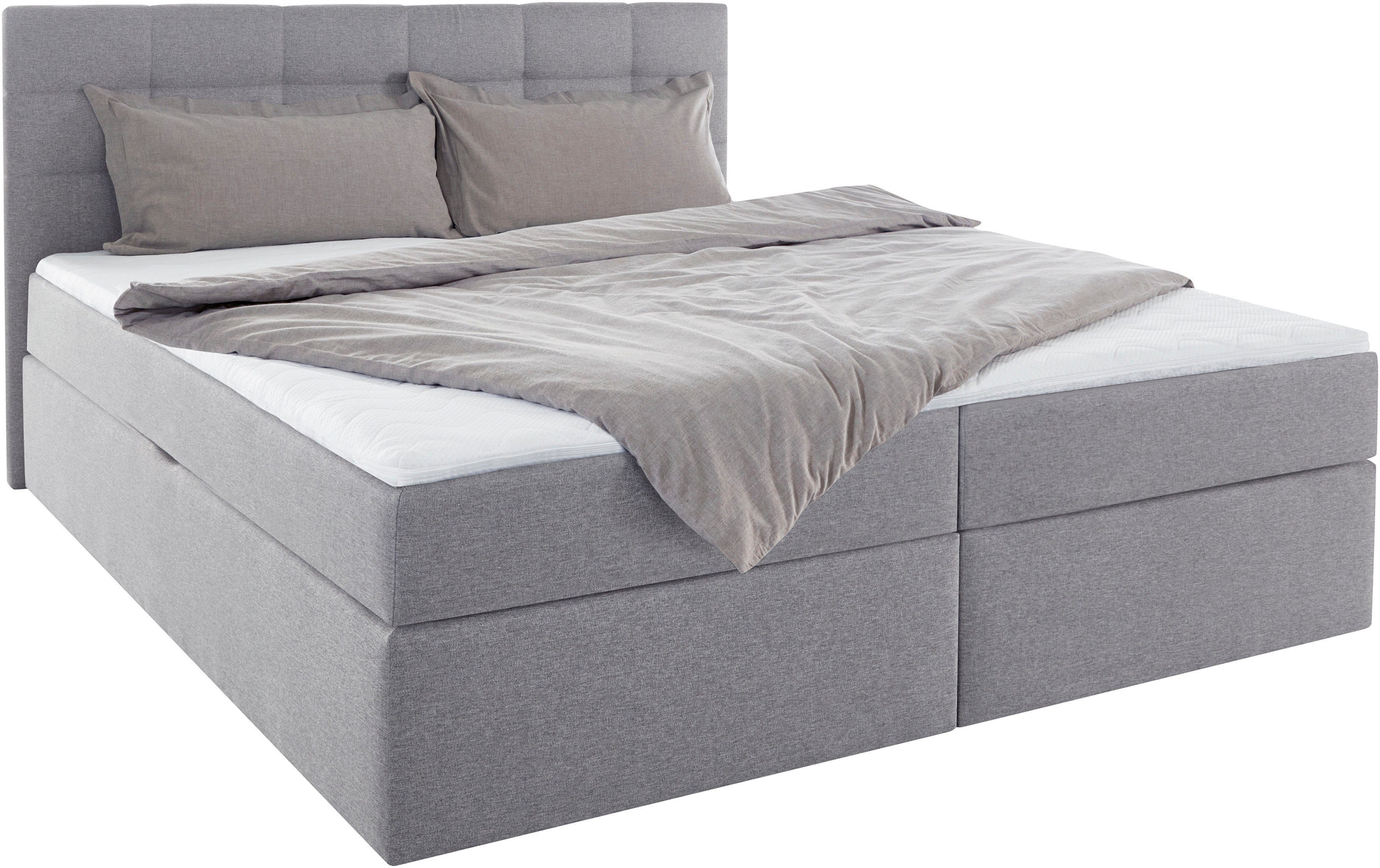 INOSIGN Boxspring OVALO optioneel met bedbox, verkrijgbaar in h2, h3 & h4