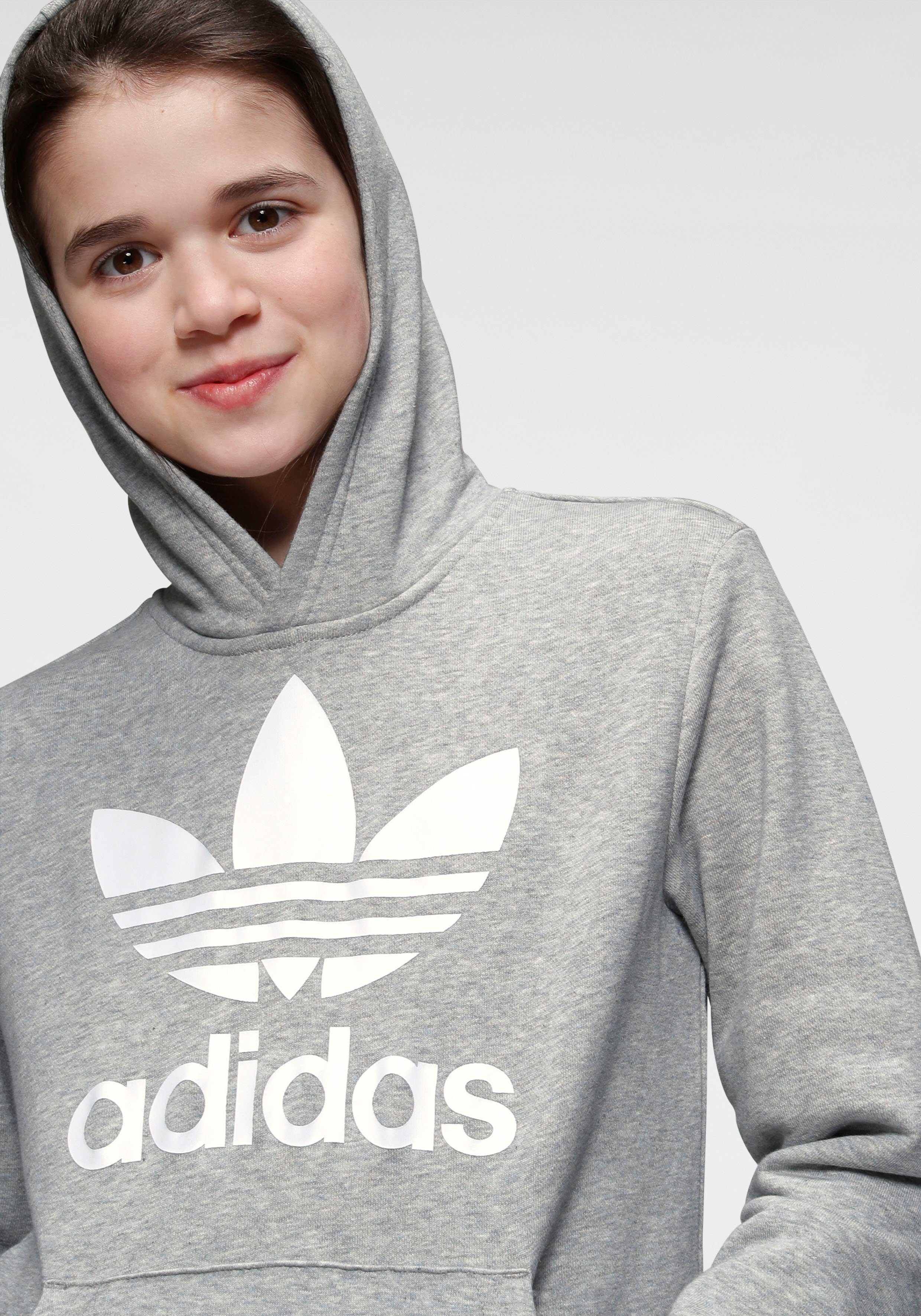 adidas Originals Hoodie TREFOIL HOODIE Hoodie, sweatshirt met grote logo-opdruk
