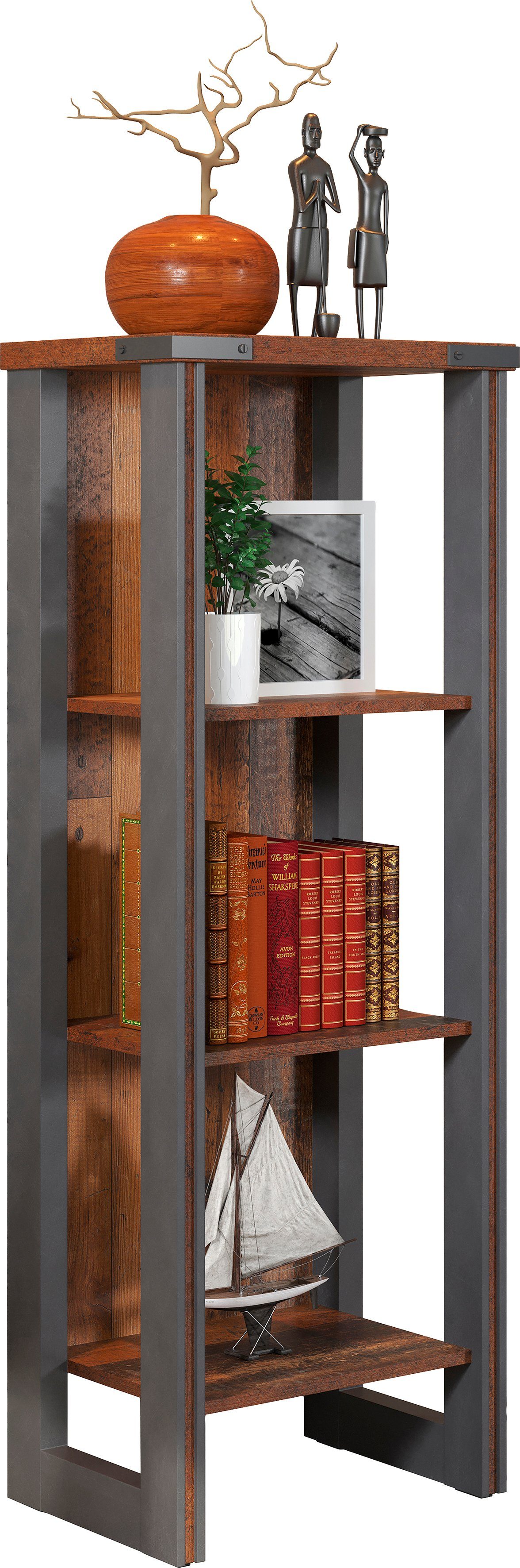 trendteam Ordnerrek Prime Opvallend design, boekenkast, multifunctionele kast in online shop | OTTO