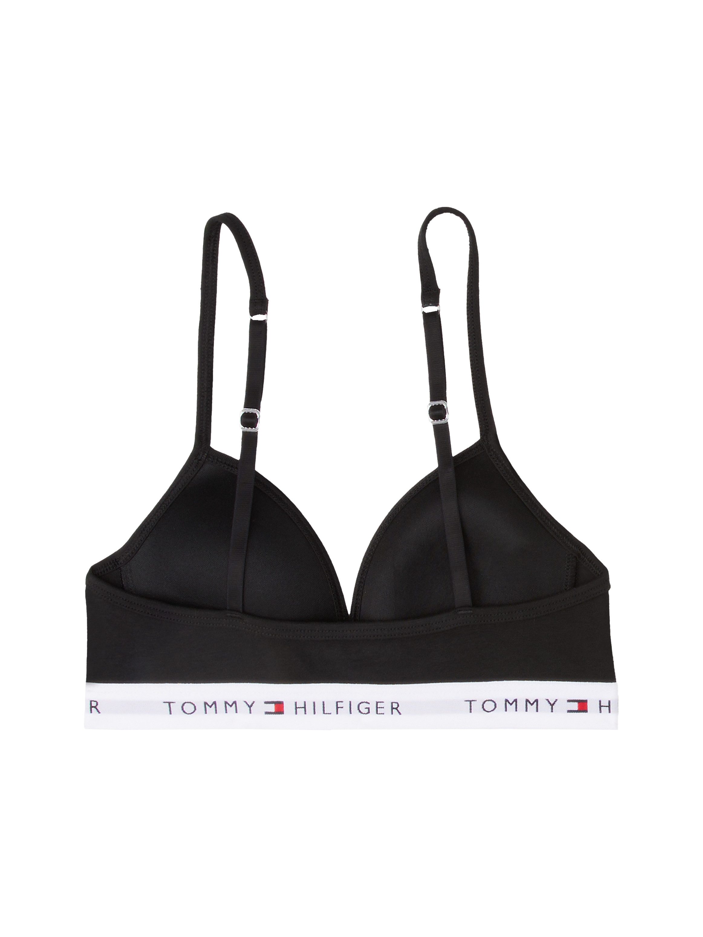 Tommy Hilfiger Underwear Triangel-bh met een logo-opschrift