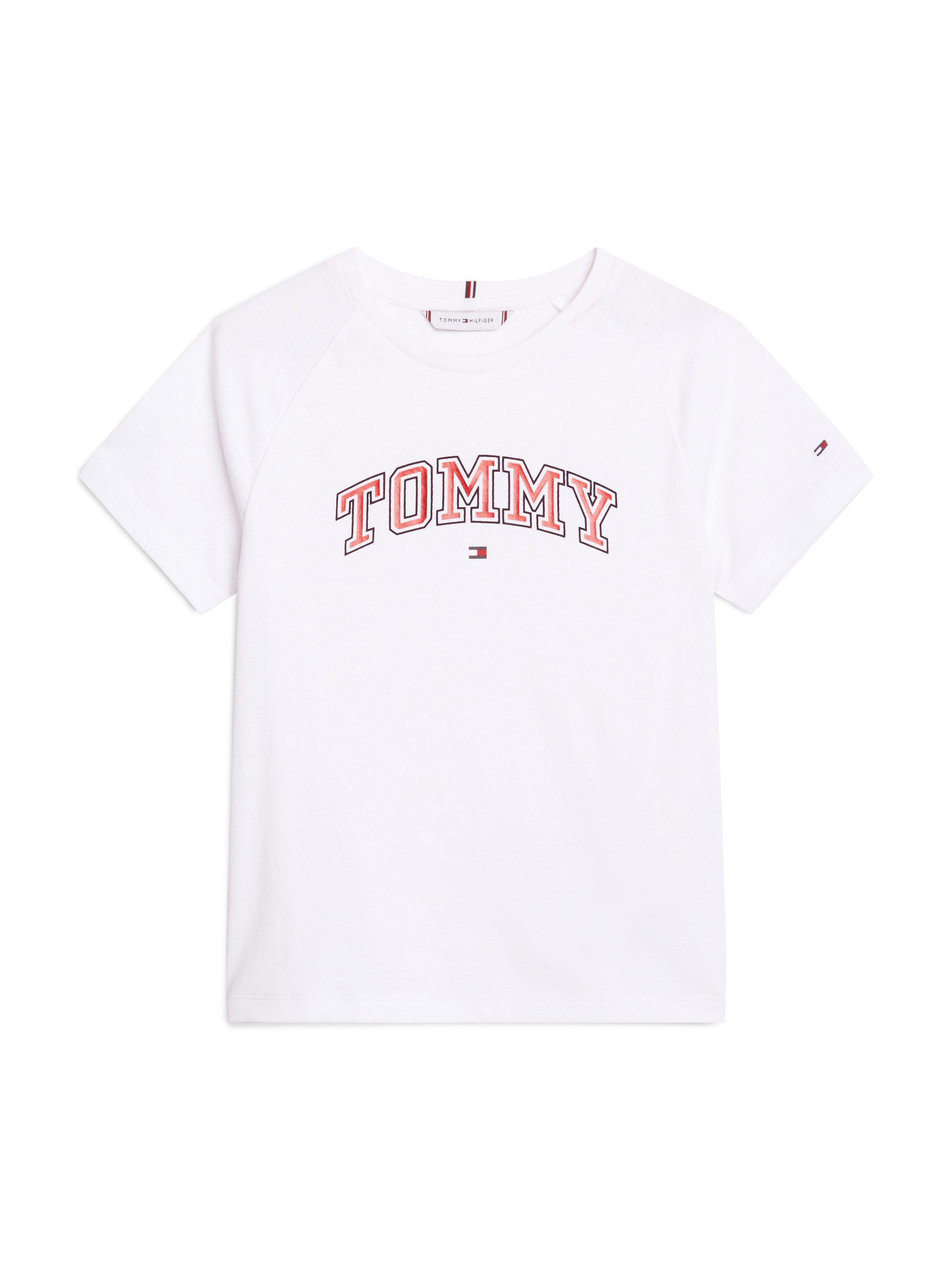 Tommy Hilfiger Shirt met korte mouwen VARSIY FOIL REG TEE SS Kinderen tot 16 jaar met logo-opdruk