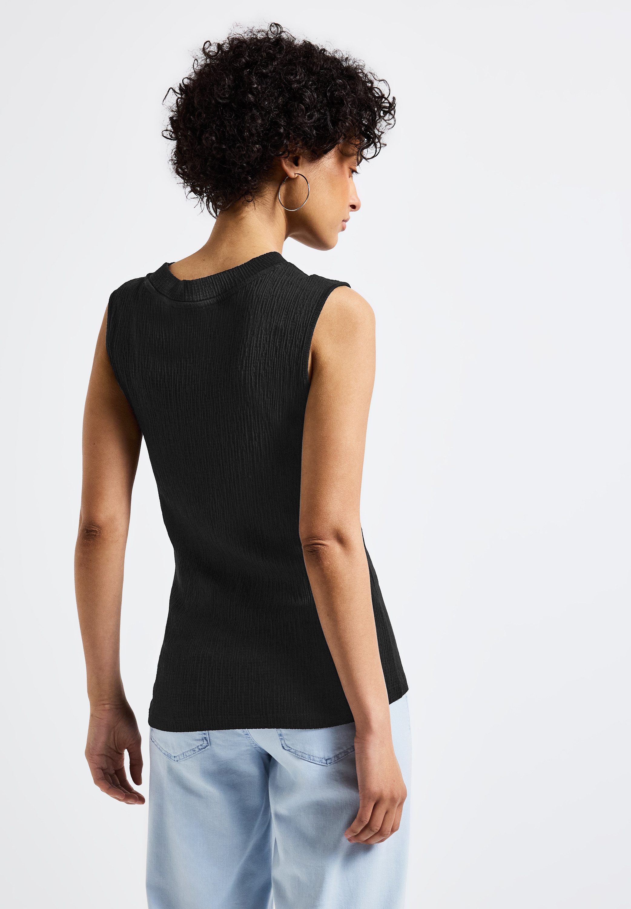 STREET ONE Tanktop met structuurmotief