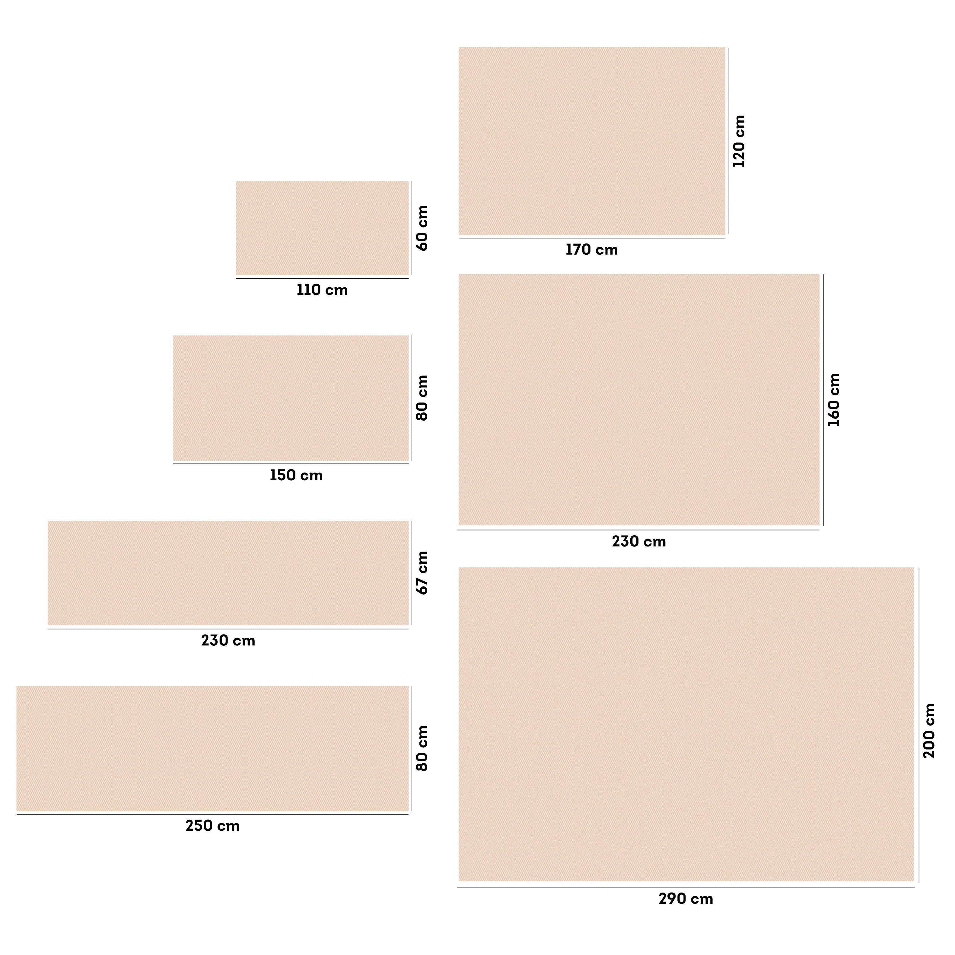 my home Vloerkleed Venetië is ook als loper verkrijgbaar Geschikt voor binnen en buiten, sisal-look, weerbestendig & uv-bestendig
