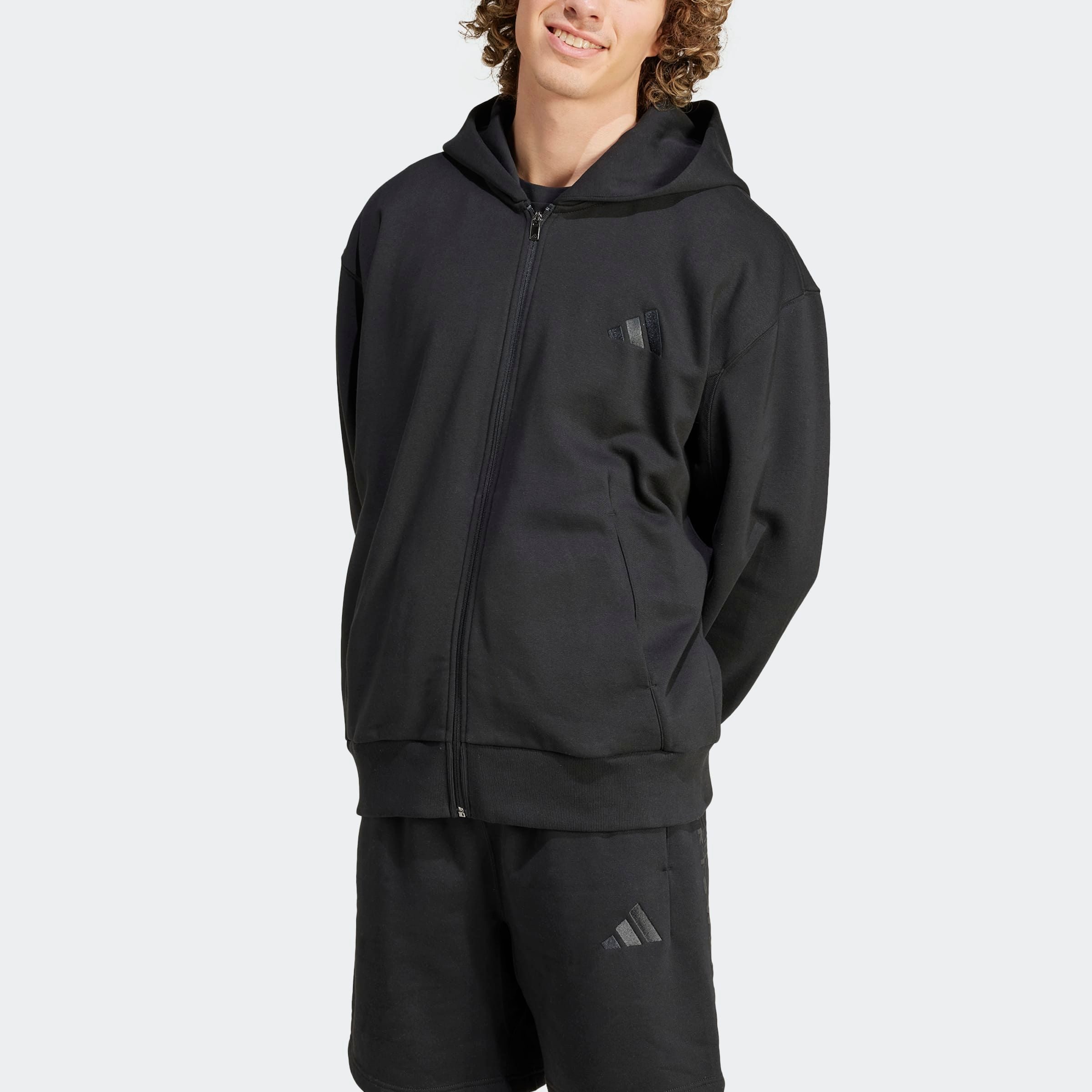 adidas Sportswear Hoodie M A SZN FL FZ Hoodie met rits