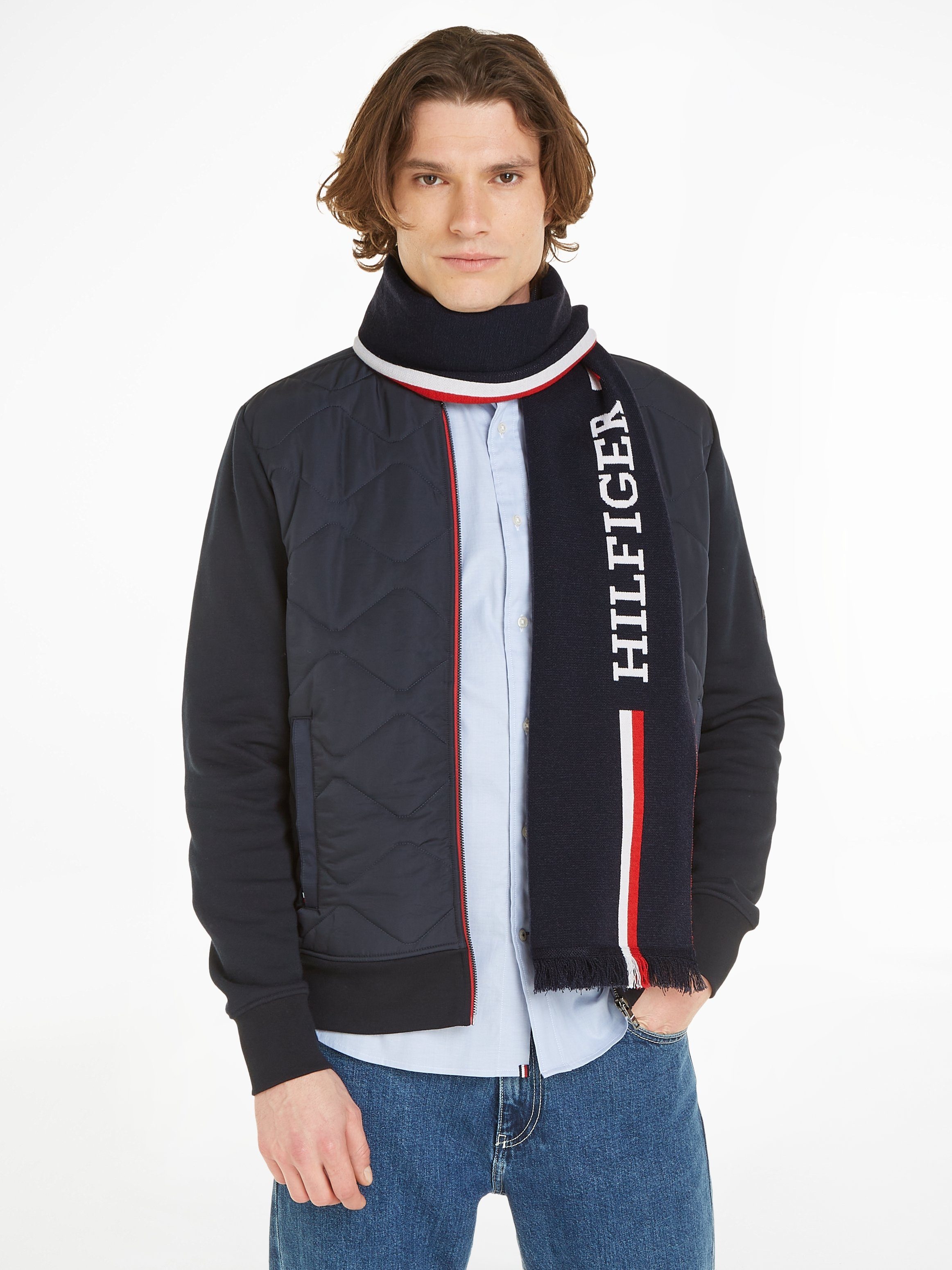 Tommy Hilfiger Modieuze sjaal TH MONOTYPE SCARF