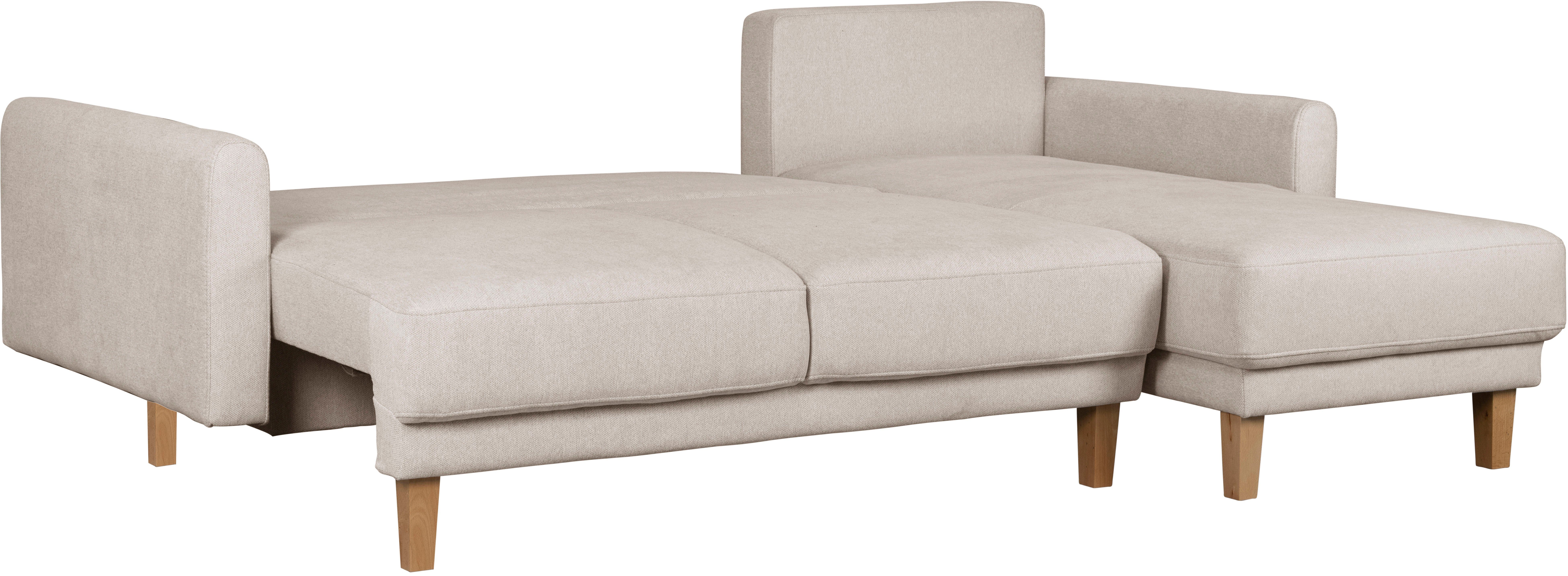 Home affaire Hoekbank TRIPLO optionele slaapbank met bedlade, afmetingen B/D/H: 234/164/89 cm