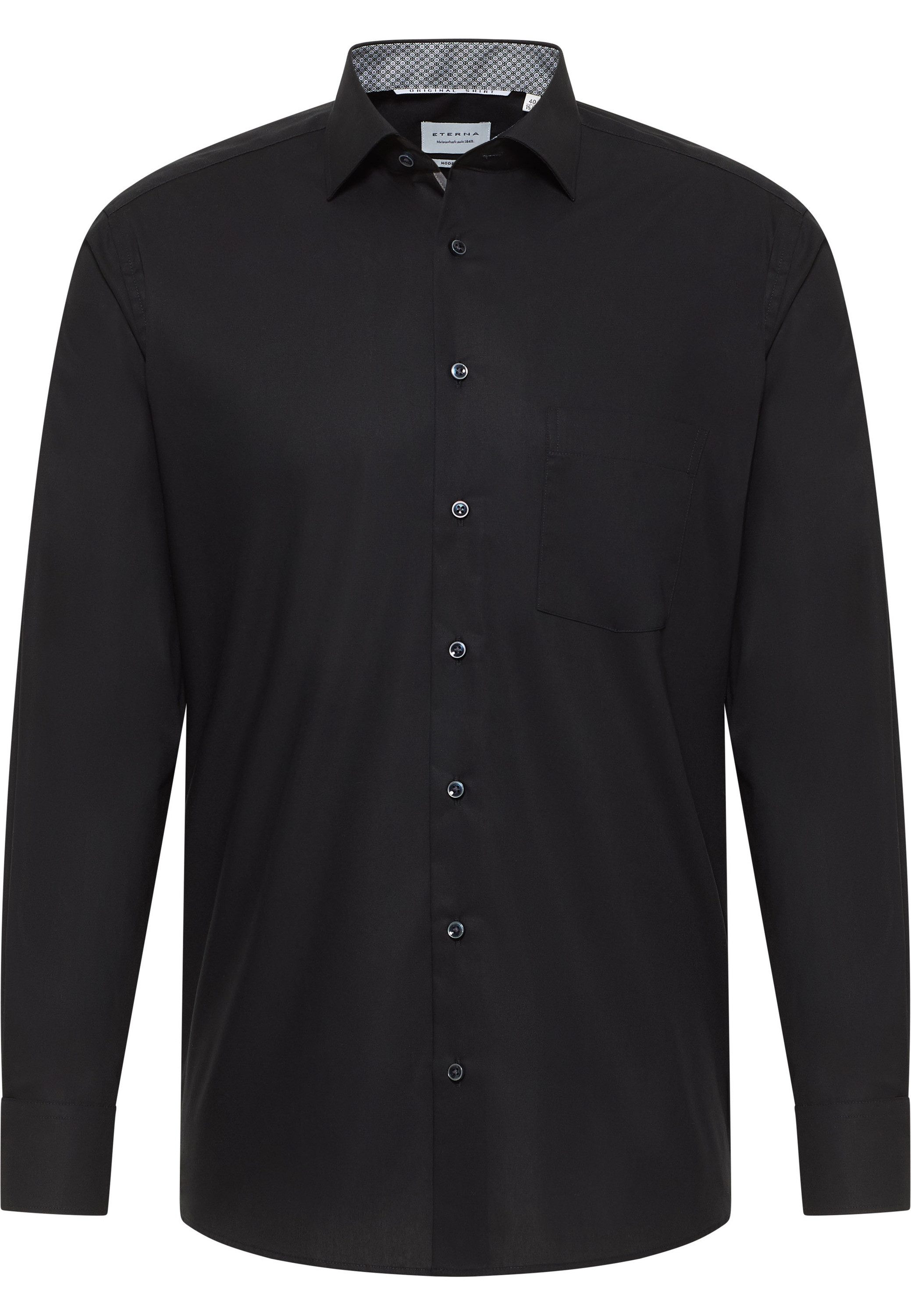 Eterna Overhemd met lange mouwen MODERN FIT NON IRON (strijkvrij)