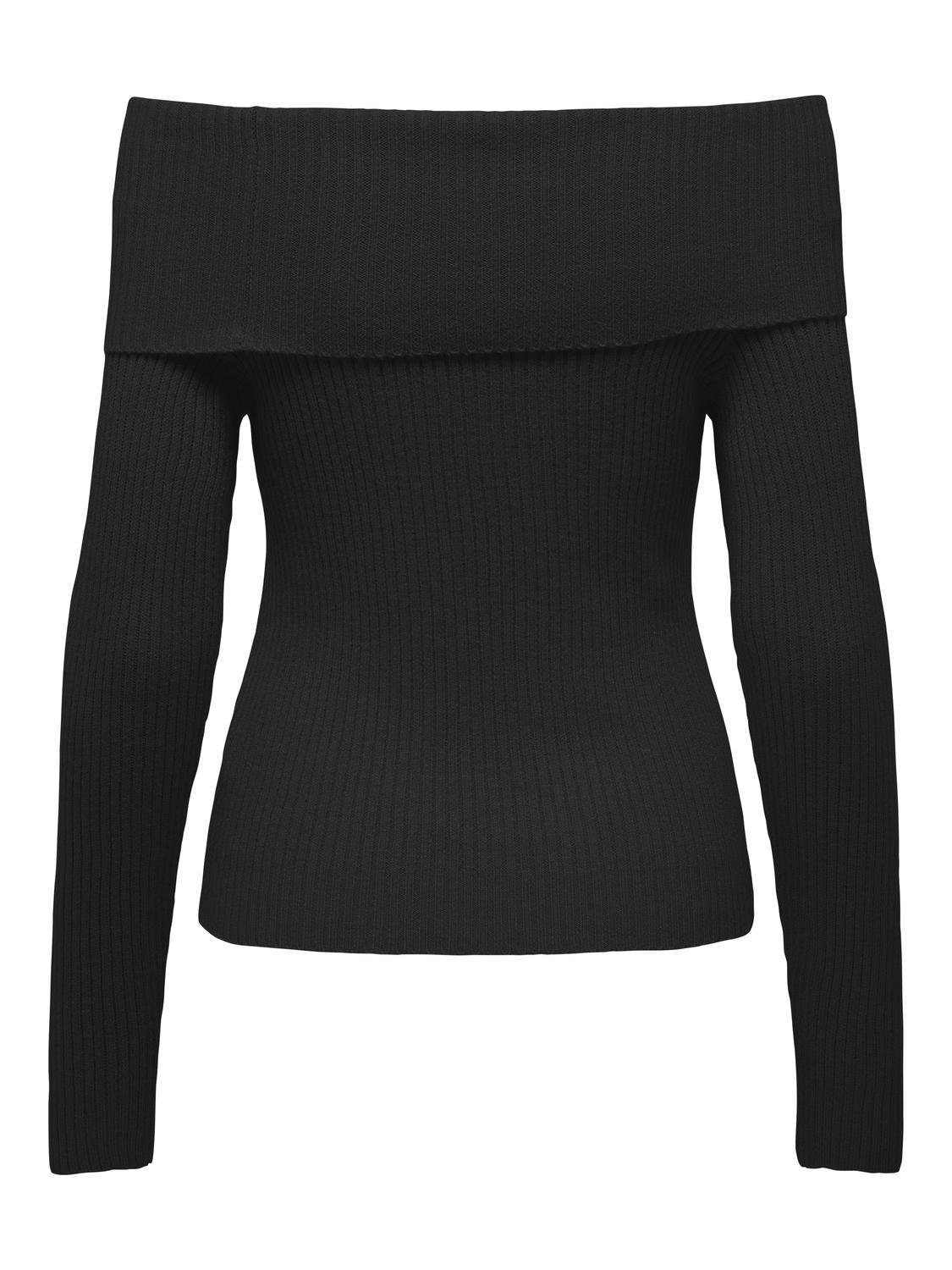 Only Gebreide trui ONLKATIA LS OFF SHOULDER KNT