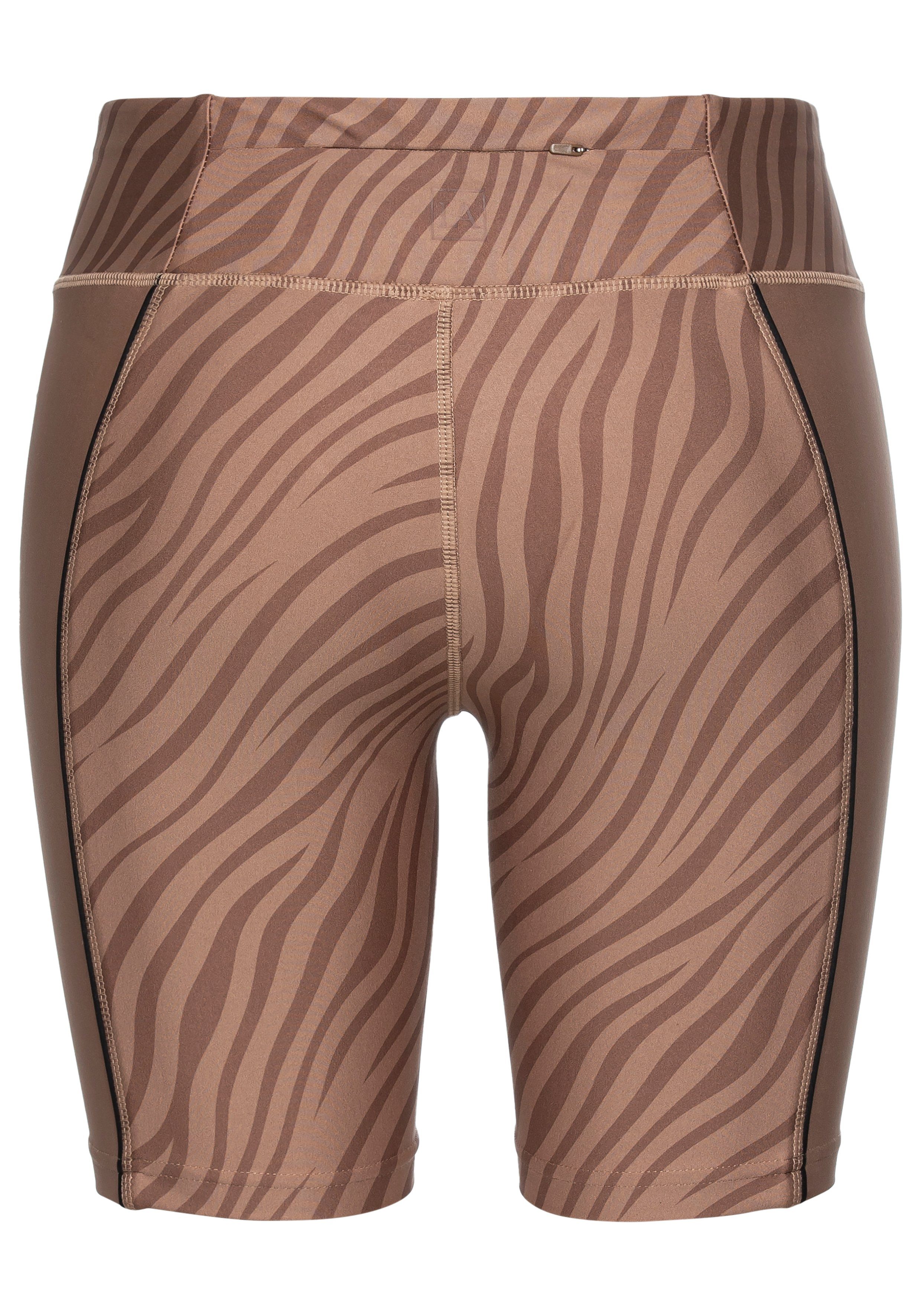 active by Lascana Short -Sportshorts Korte broek Sportshorts met subtiele zebraprint