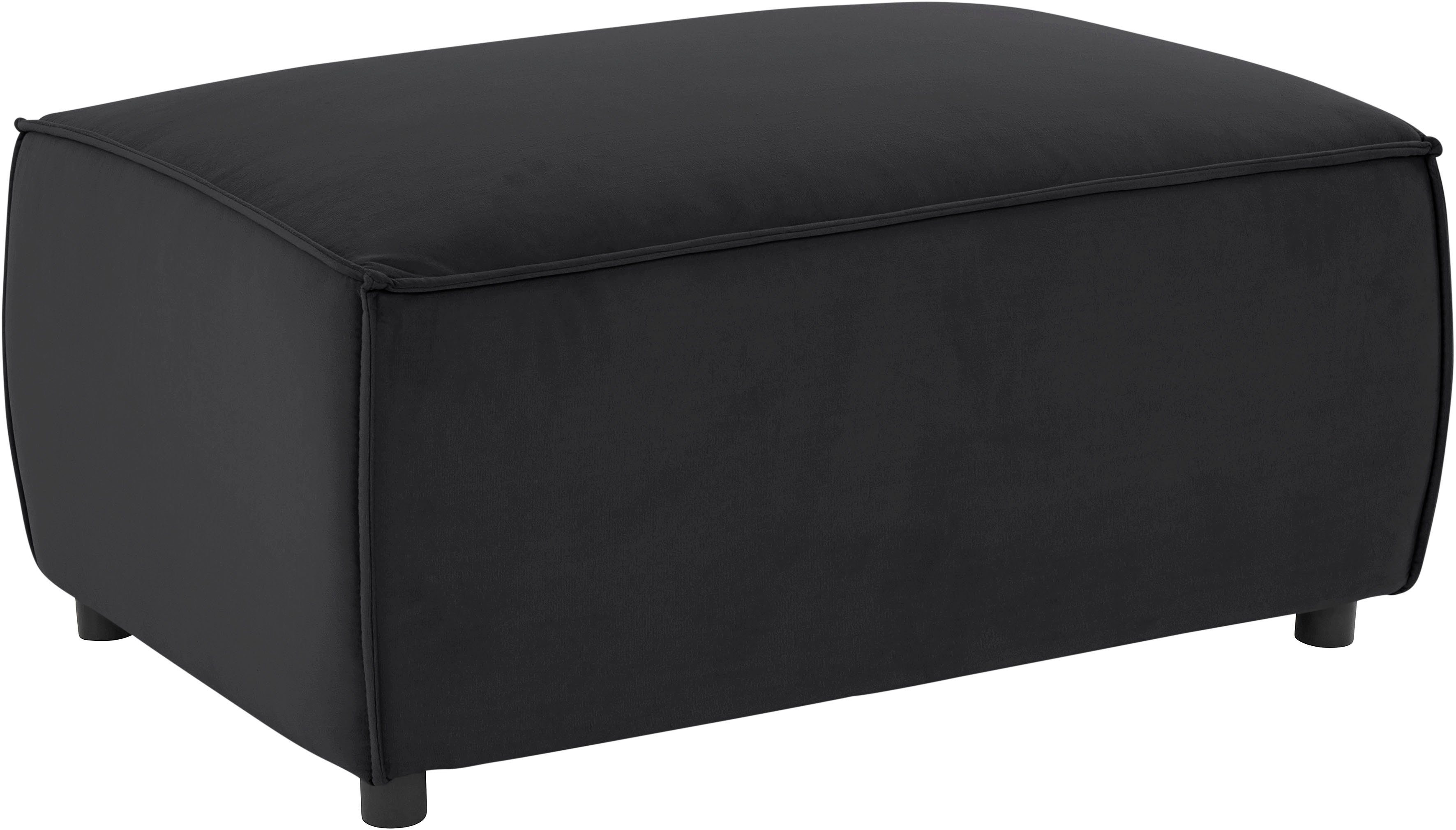 INOSIGN Hocker Marva passend bij de bekledings van de marva-serie, binnenvering hockers zwart