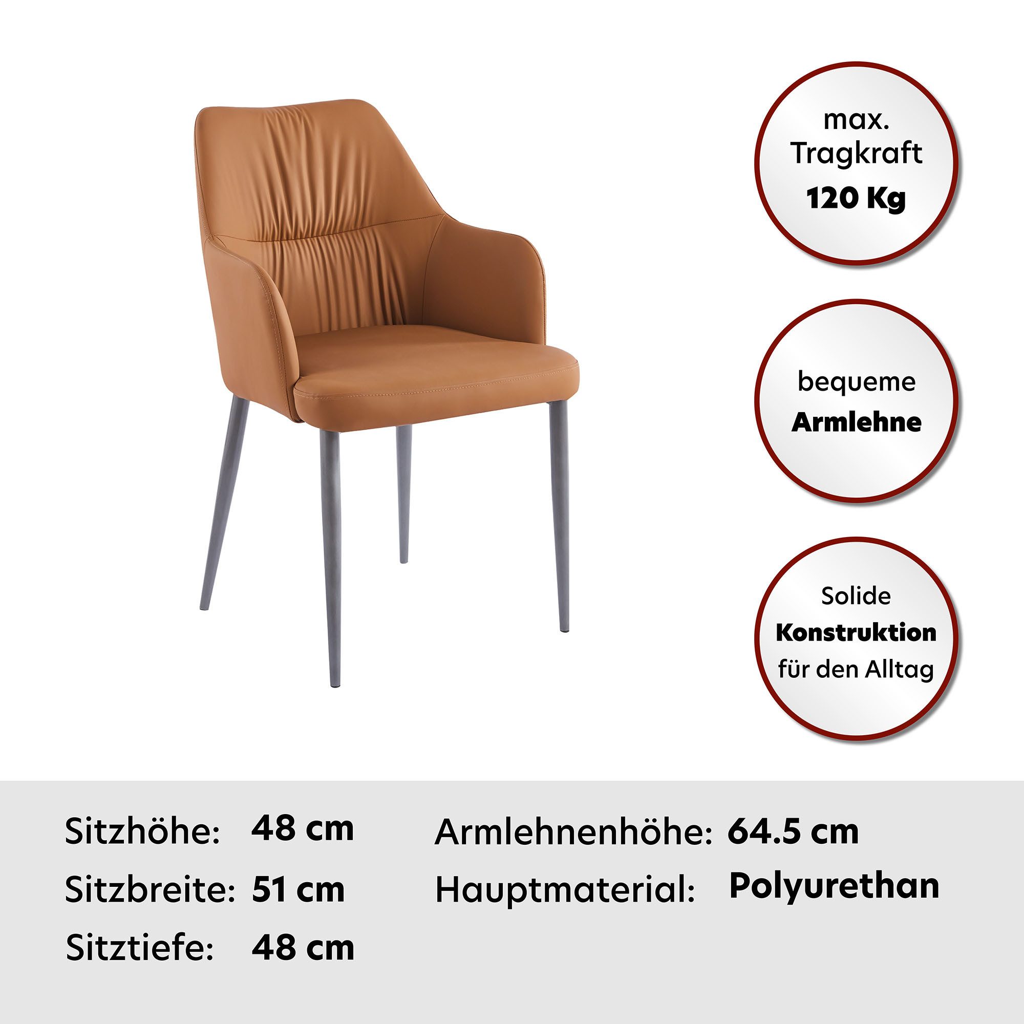 Kayoom Stoel Merit 125 2-delige set, comfortabel zitcomfort, handwerk (set, 2 stuks)