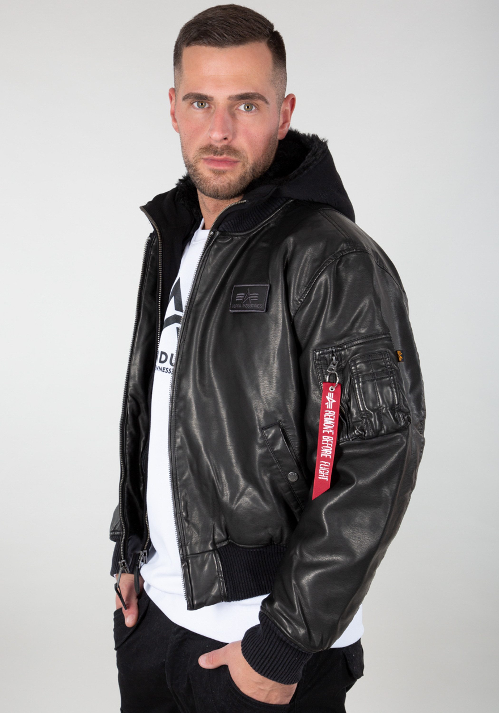 Alpha Industries Leren jack Alpha Industries Men - Bomber Jackets MA-1 D-Tec Faux Lether