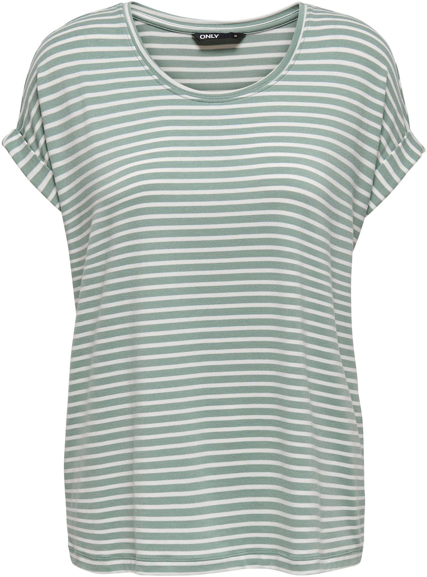 Only T-shirt ONLMOSTER STRIPE S/S O-NECK TOP JRS NOOS