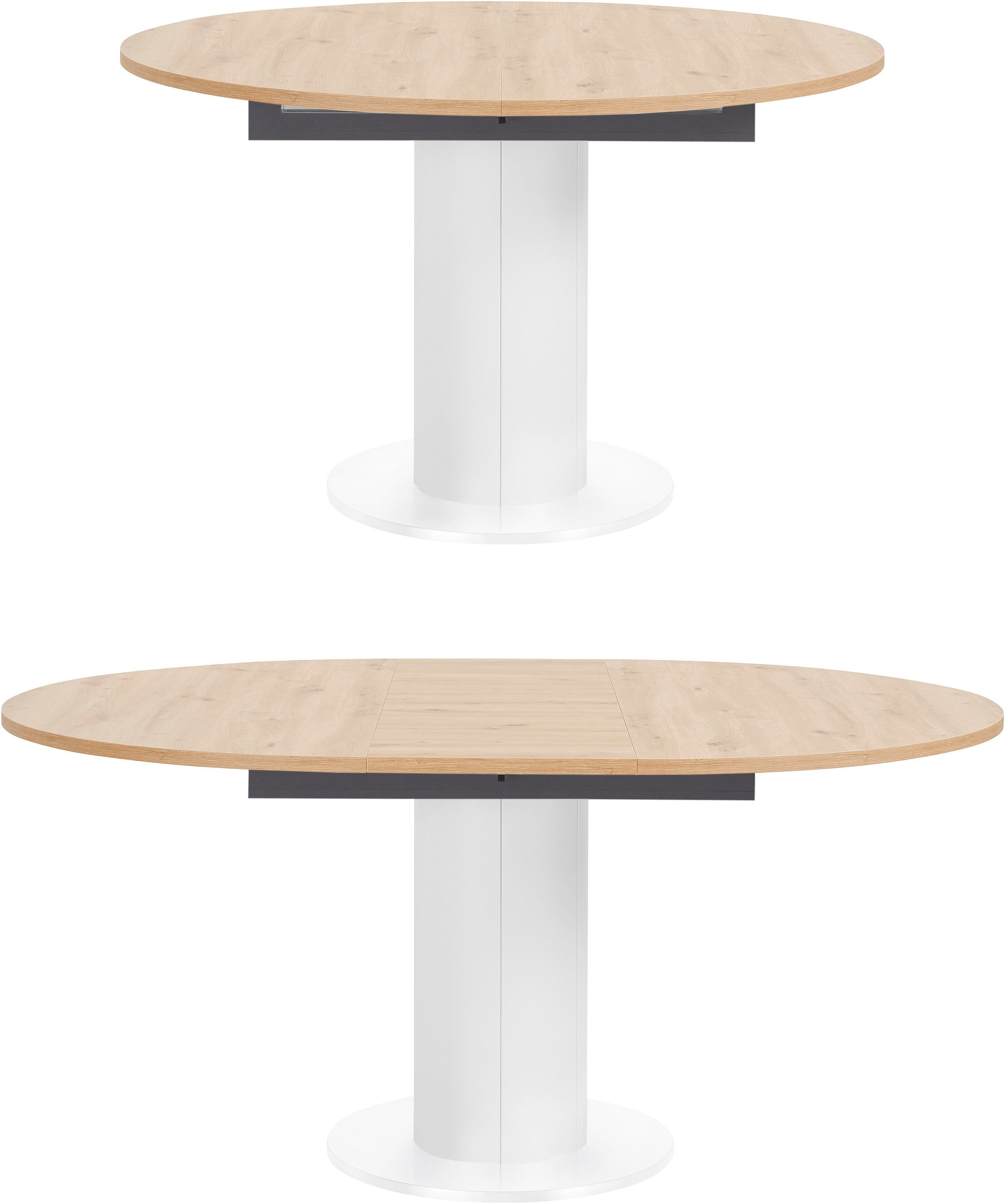Mäusbacher Eettafel ronde, onderstelkolom