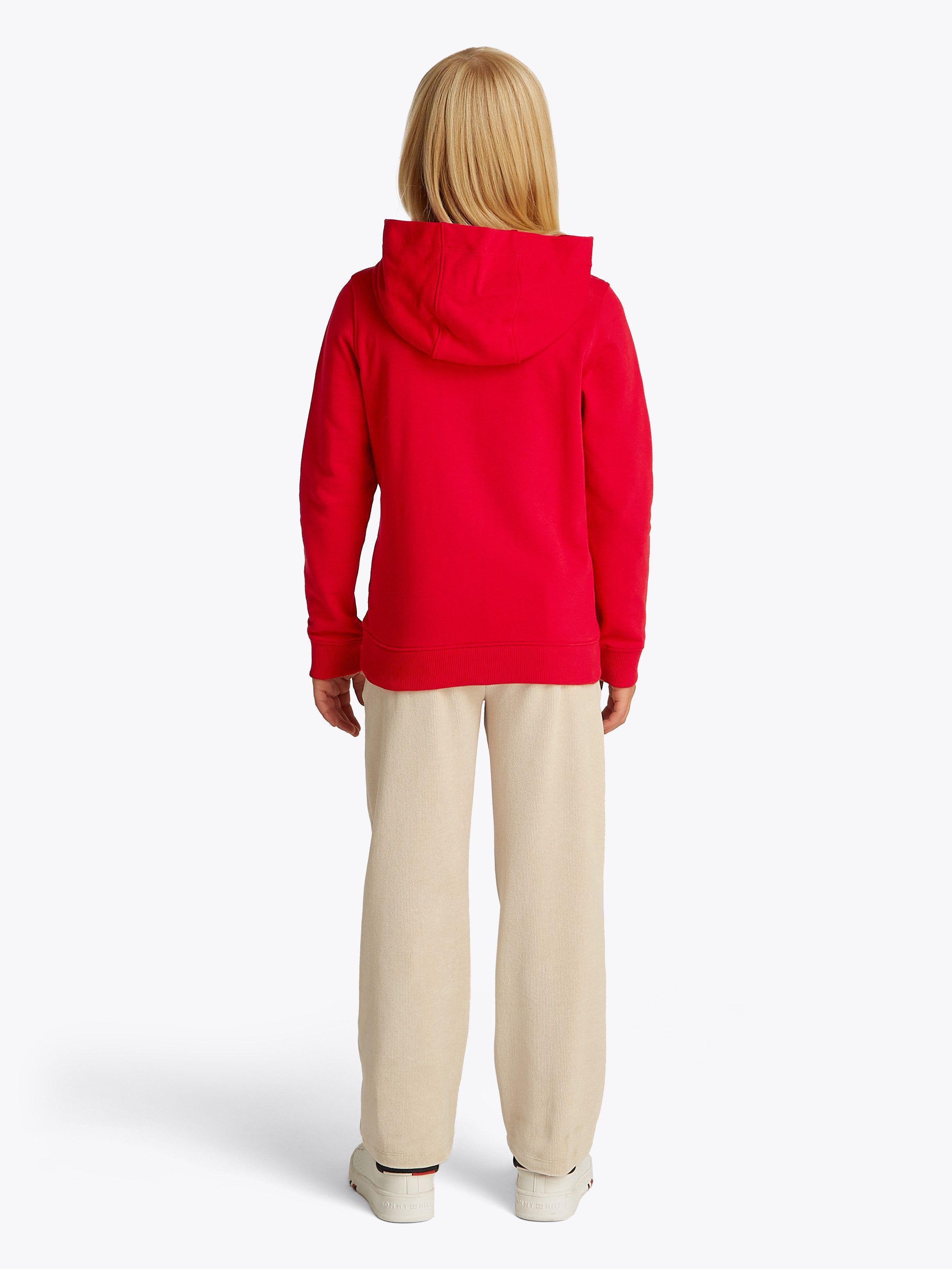 Tommy Hilfiger Hoodie U ESSENTIAL HOODIE met logo-borduurwerk en tekst