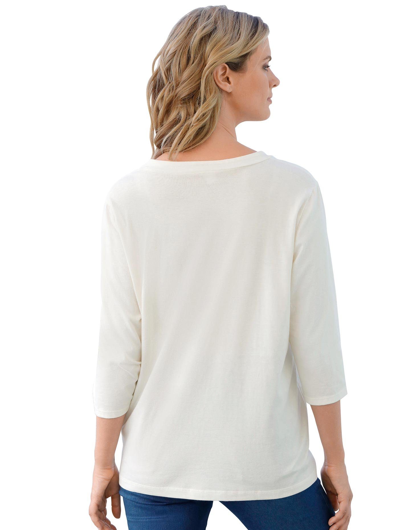 Classic Basics Shirt met 3/4-mouwen Shirt (1-delig)