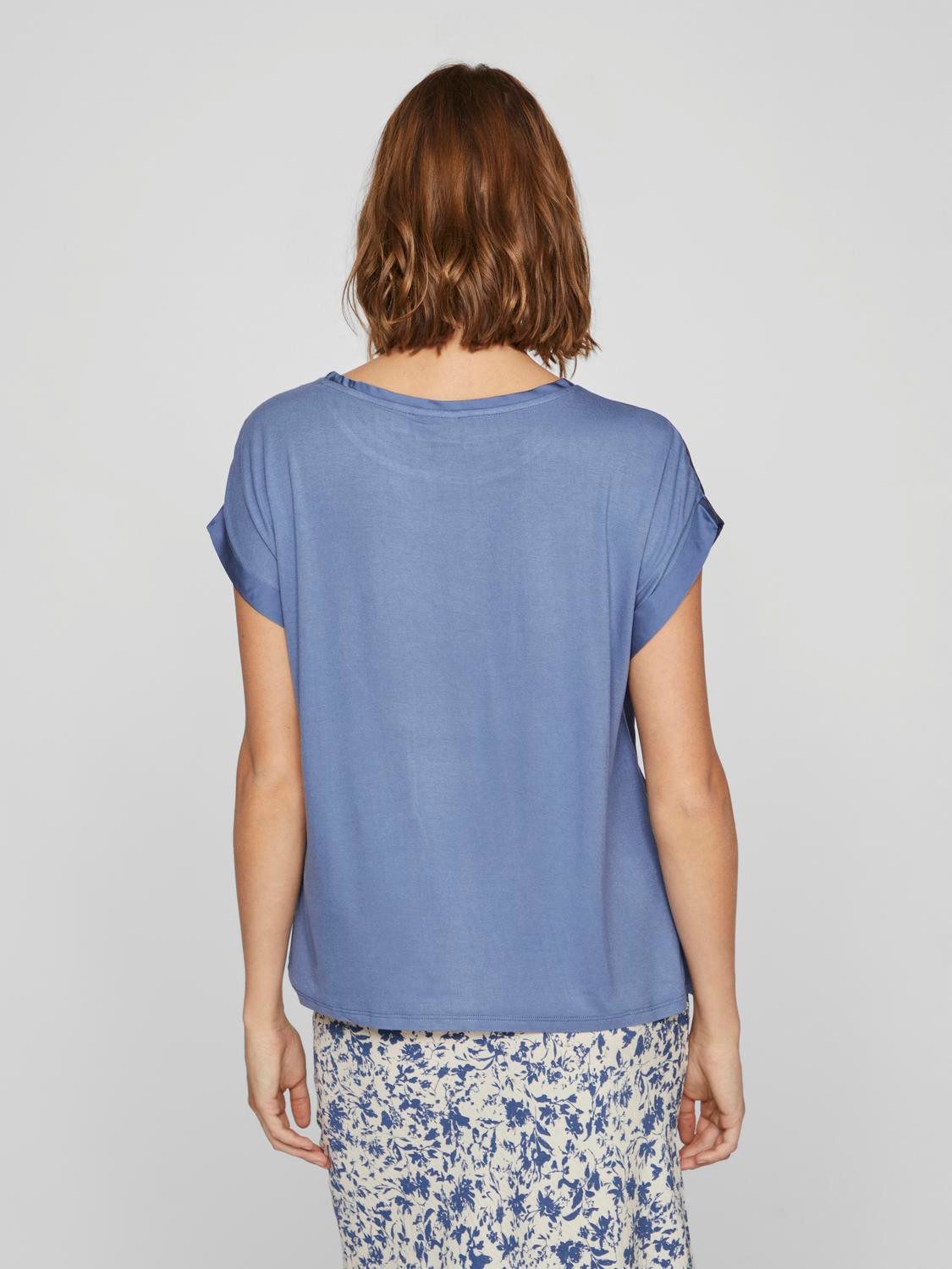 Vila Shirt met korte mouwen VIELLETTE S S SATIN TOP NOOS