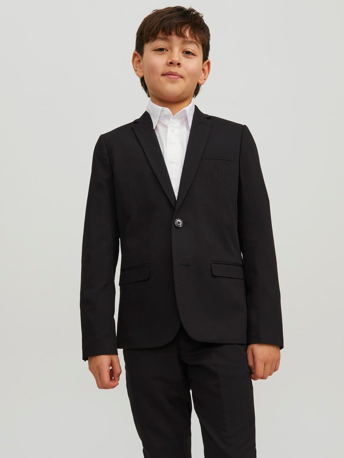 Jack & Jones Junior Colbert JPRSOLAR BLAZER NOOS JNR jongens kostuums maat 158 zwart