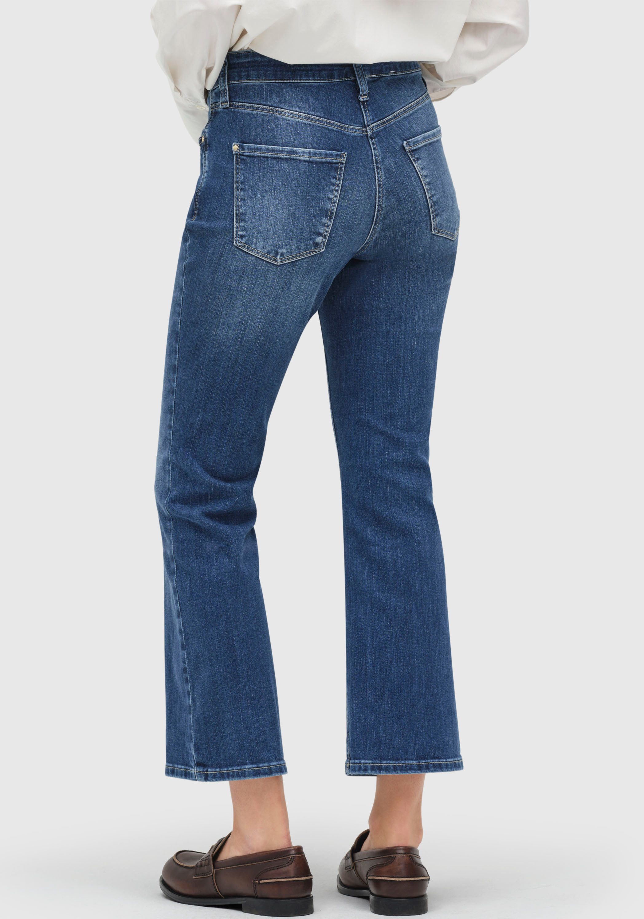 MAC 3/4 jeans Dream Kick Modieus verkorte en licht uitlopende zoom
