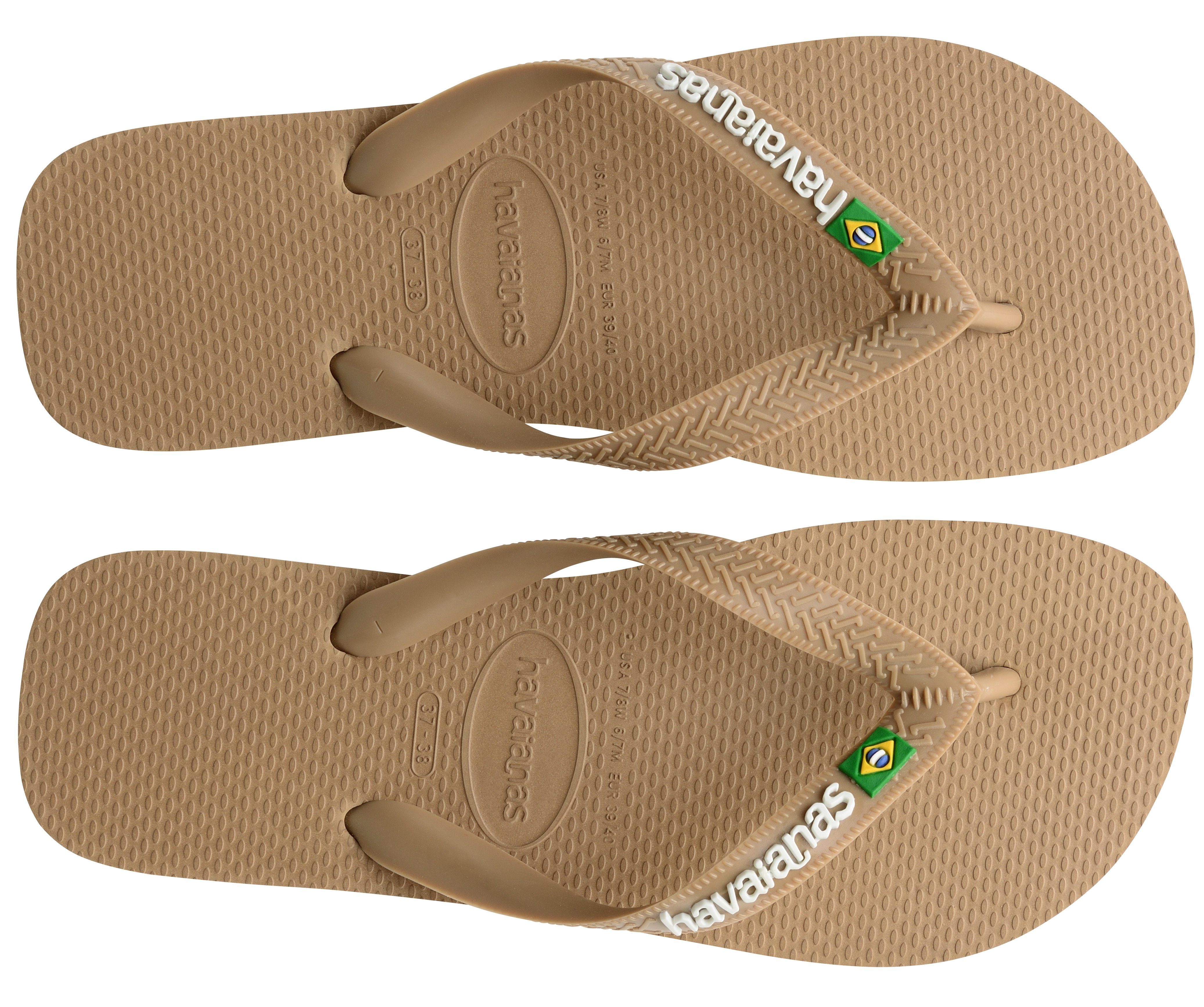 Havaianas Teenslippers Brasil Logo zomerschoen, slippers, poolslides met logo-opschrift