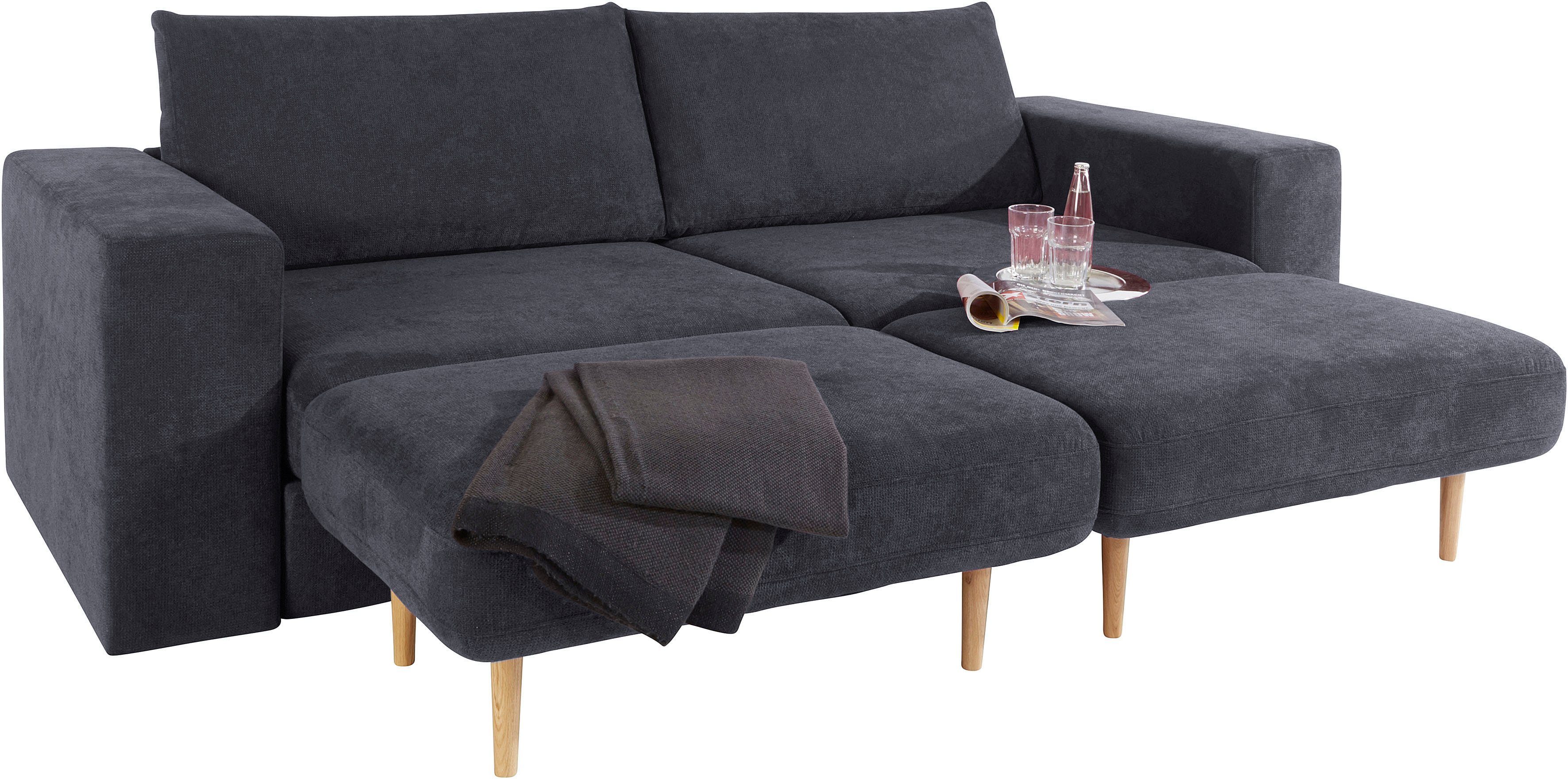 LOOKS BY WOLFGANG JOOP 4-zitsbank Looksv Aan te passen bank: de bank wordt bank met 2 hockers