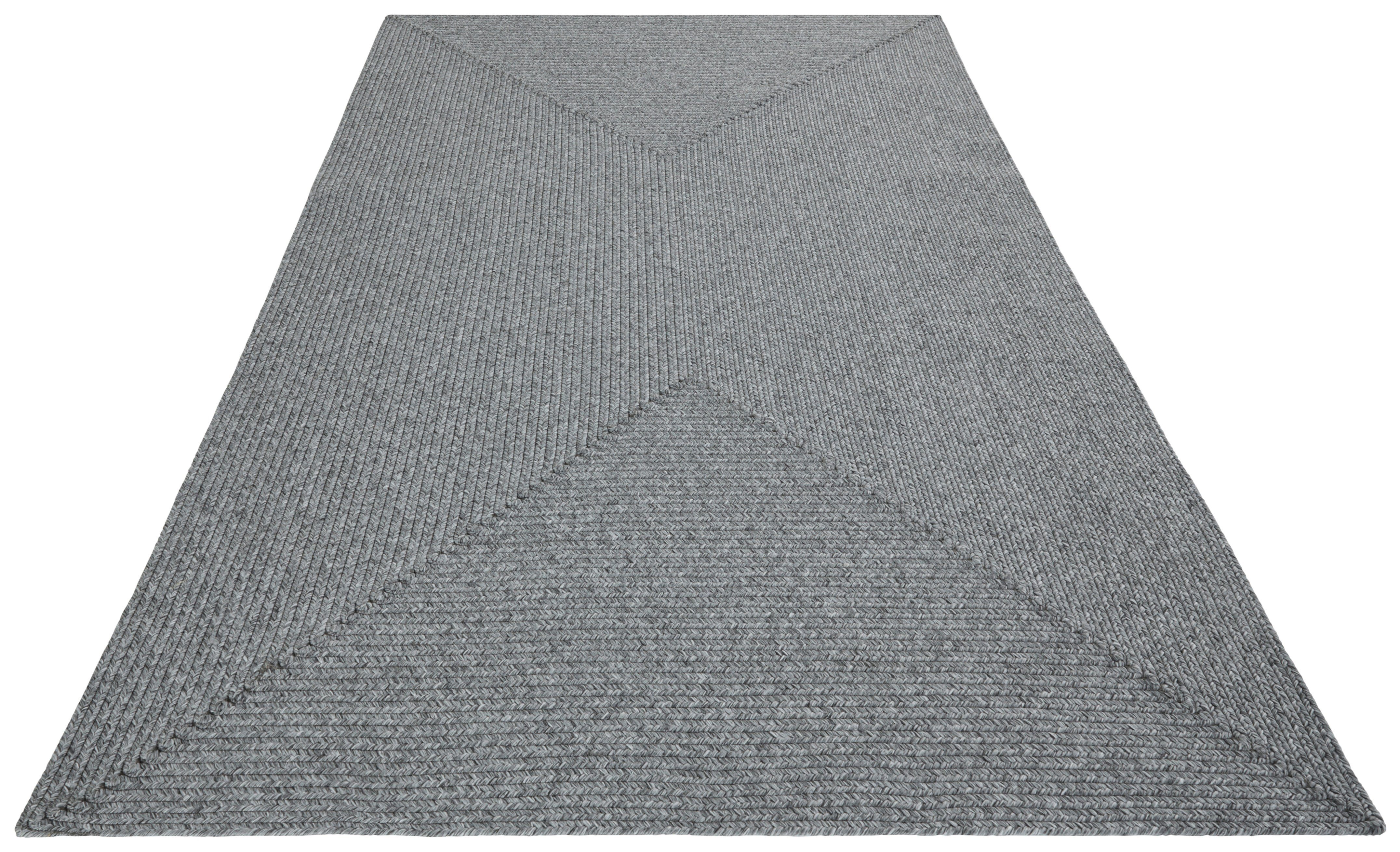 NORTHRUGS Vloerkleed Trenzado In- & outdoor, handgemaakt-look, loper, weerbestendig, balkon, woonkamer