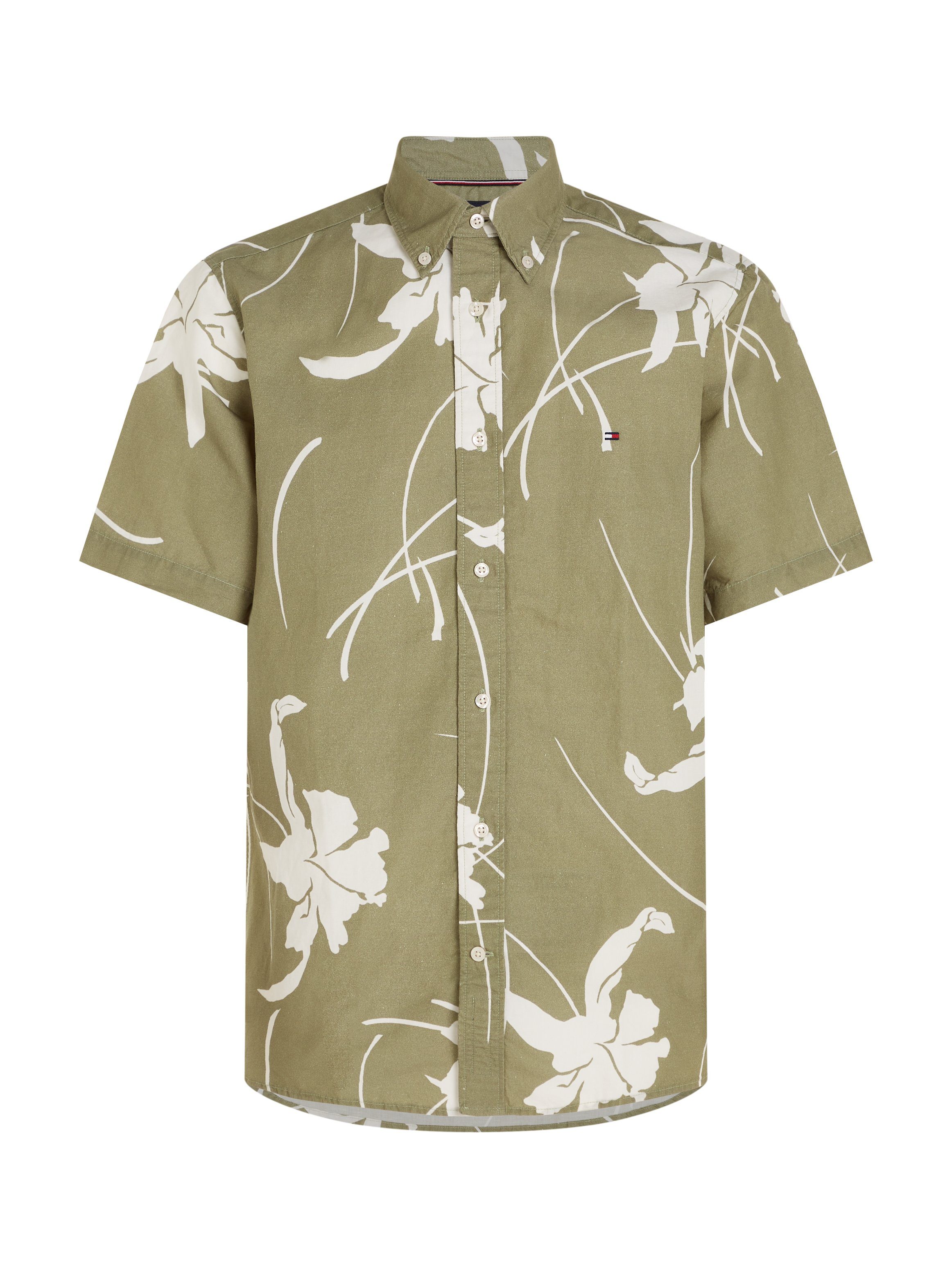 Tommy Hilfiger Overhemd met korte mouwen LARGE TROPICAL PRT SHIRT