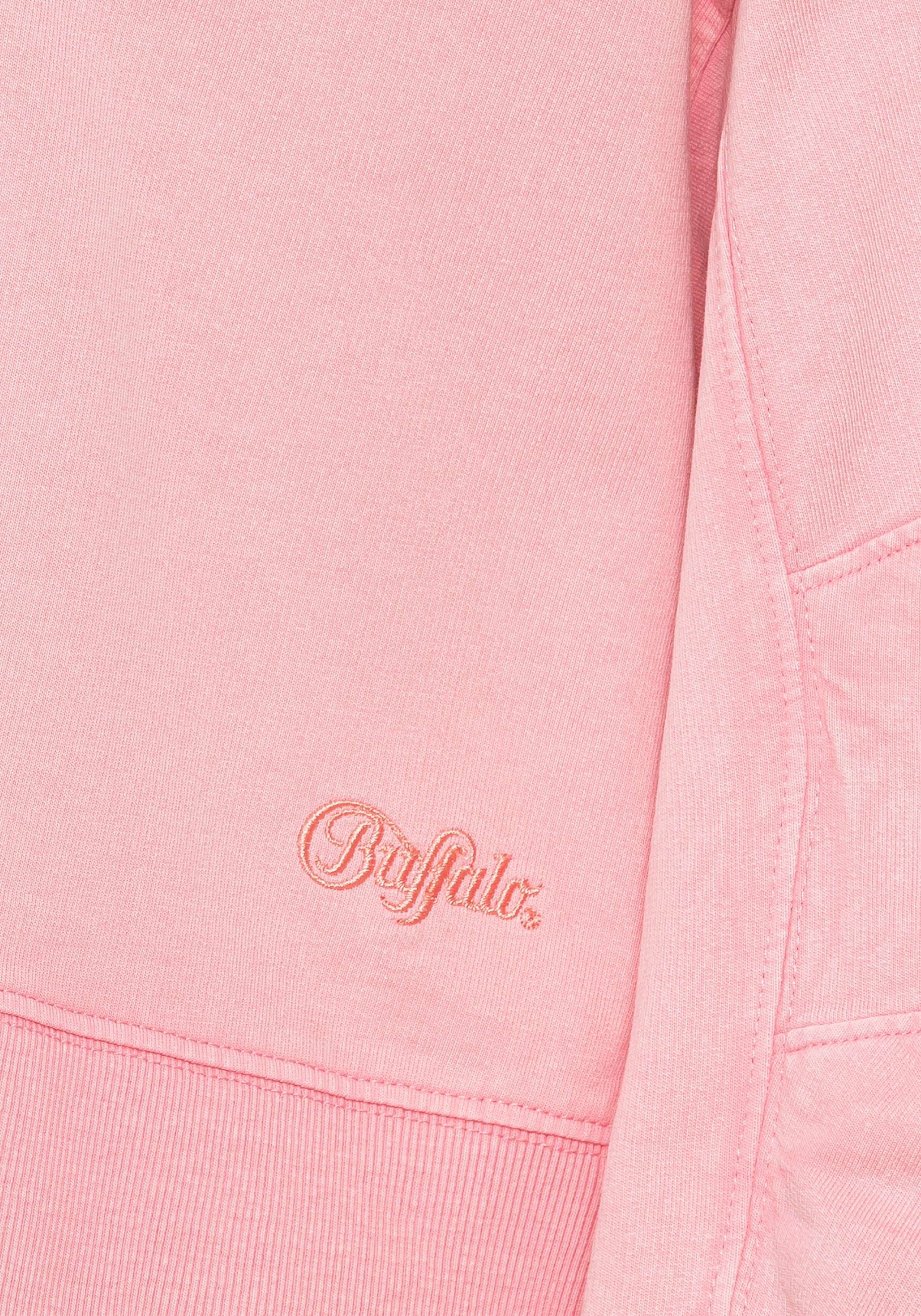 Buffalo Hoodie Capuchontrui in used-look loungewear (1-delig)