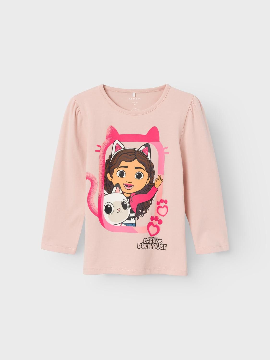 Name It Shirt met lange mouwen NMFNESSIE GABBY LS TOP NOOS VDE