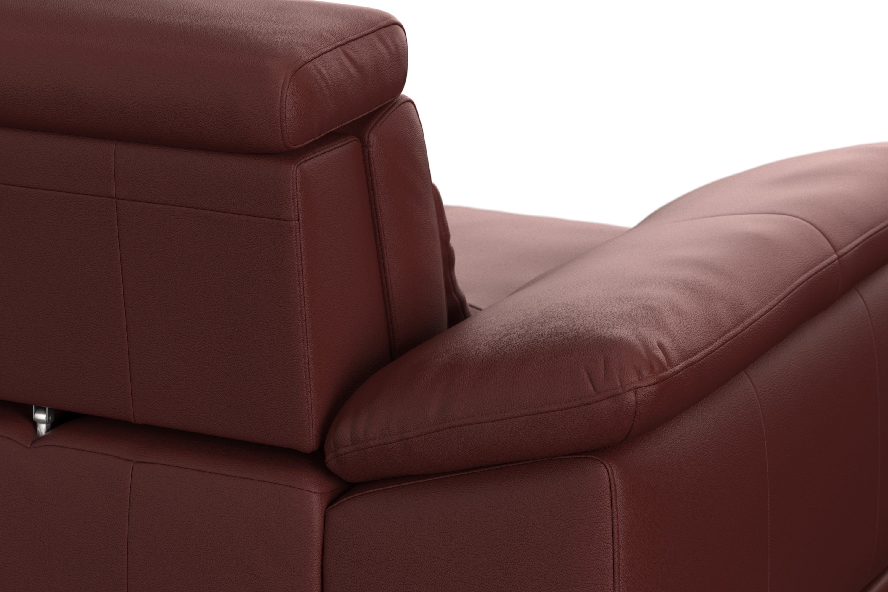 sit&more Hoekbank Cabrio L-vorm, met zitdiepteverstelling, arm- en hoofdsteunverstelling
