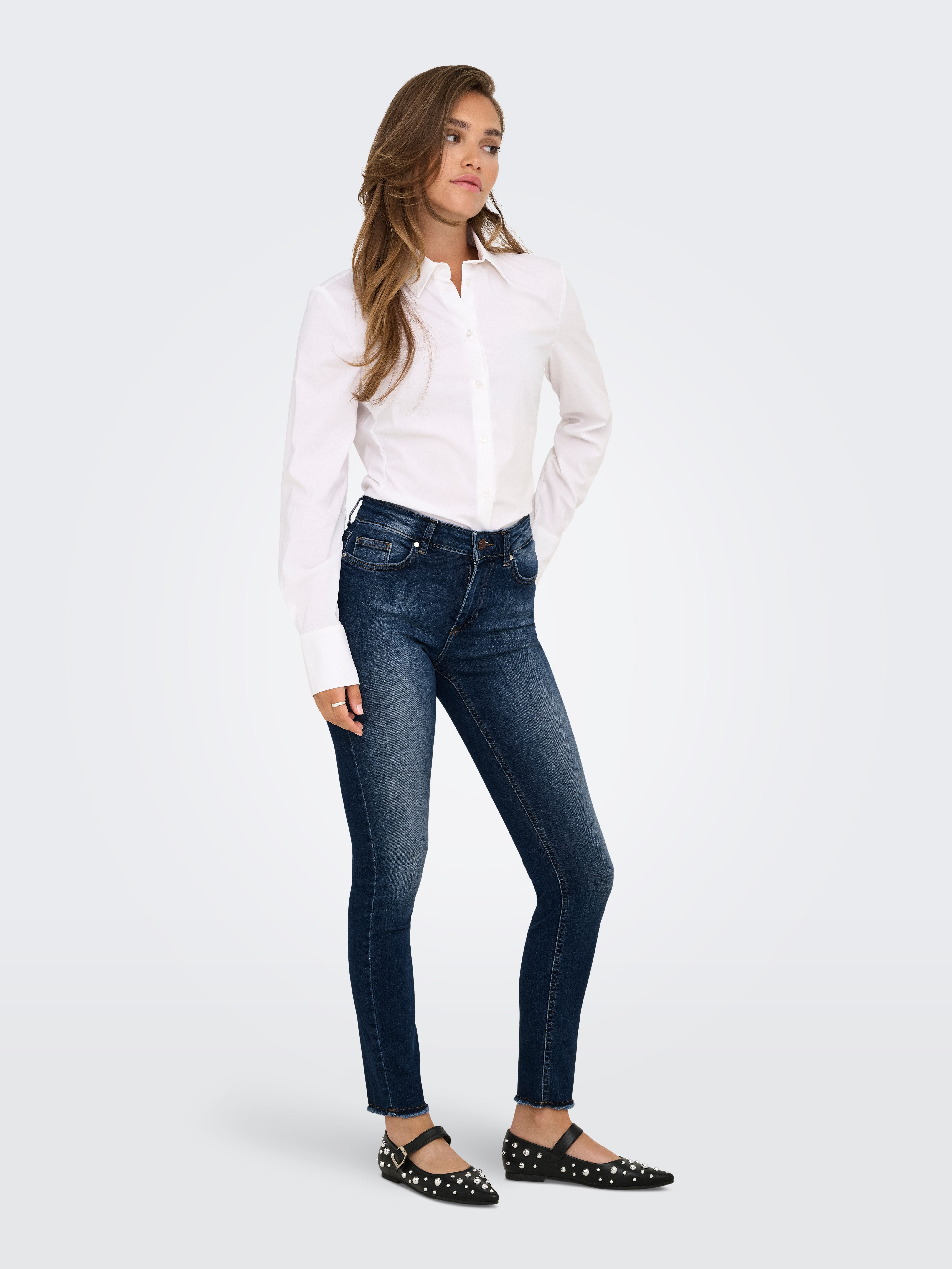 Only Skinny fit jeans ONLBLUSH MID SK ANK RW DNM REA082 NOOS