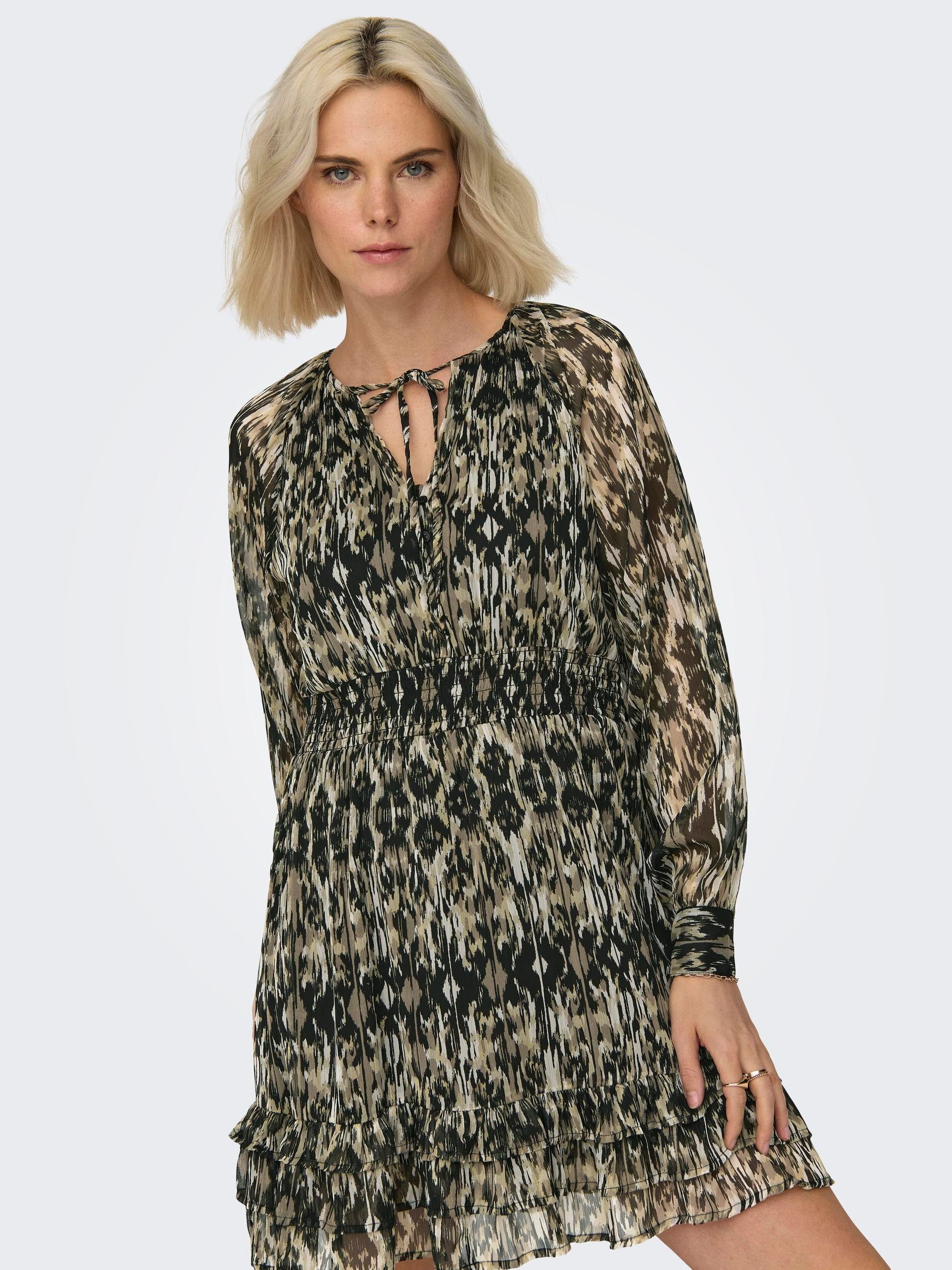 Only Mini-jurk ONLVIVA LIFE L/S LAYER DRESS PTM