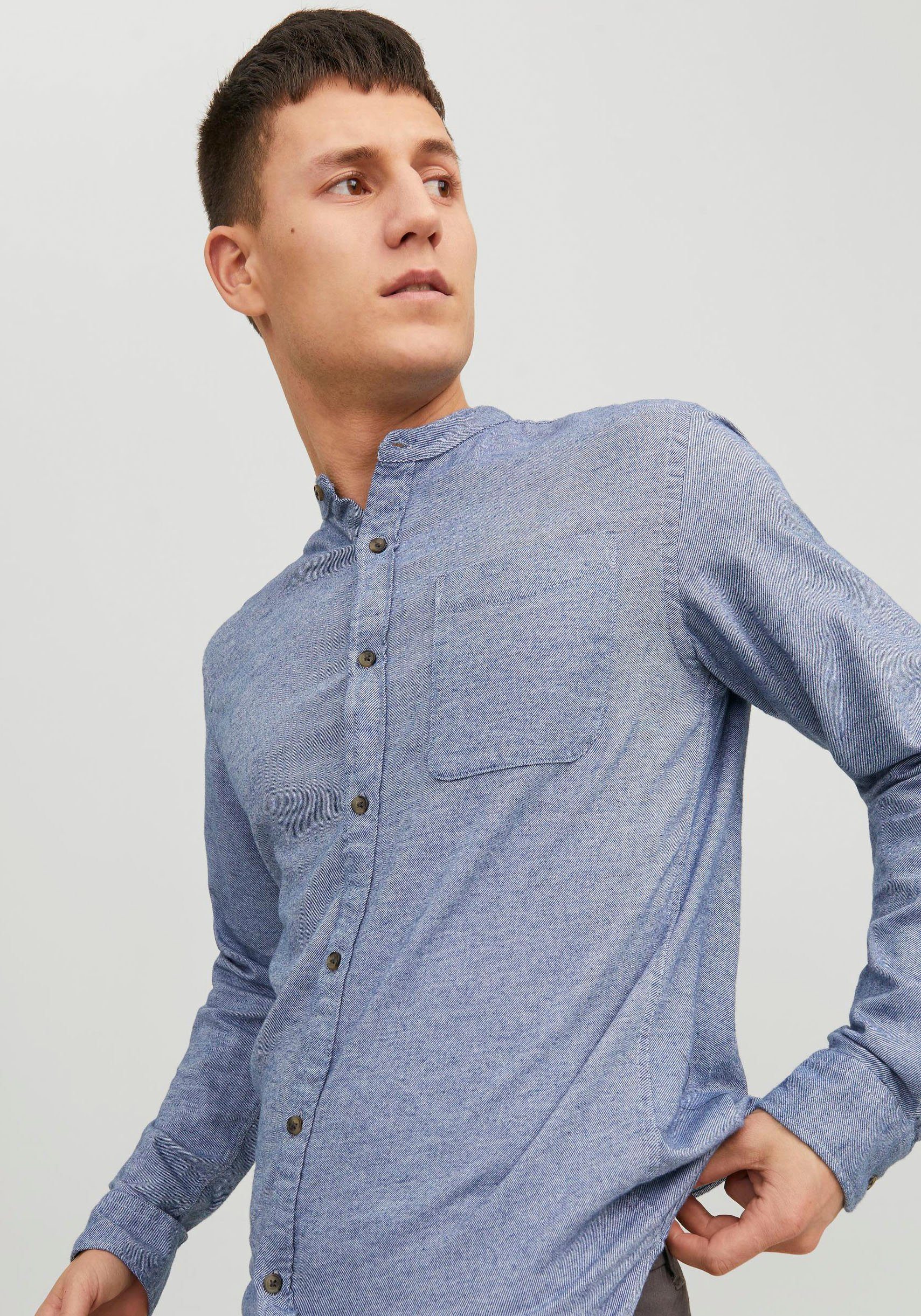 Jack & Jones Overhemd met lange mouwen JJEBAND MELANGE SHIRT LS SN